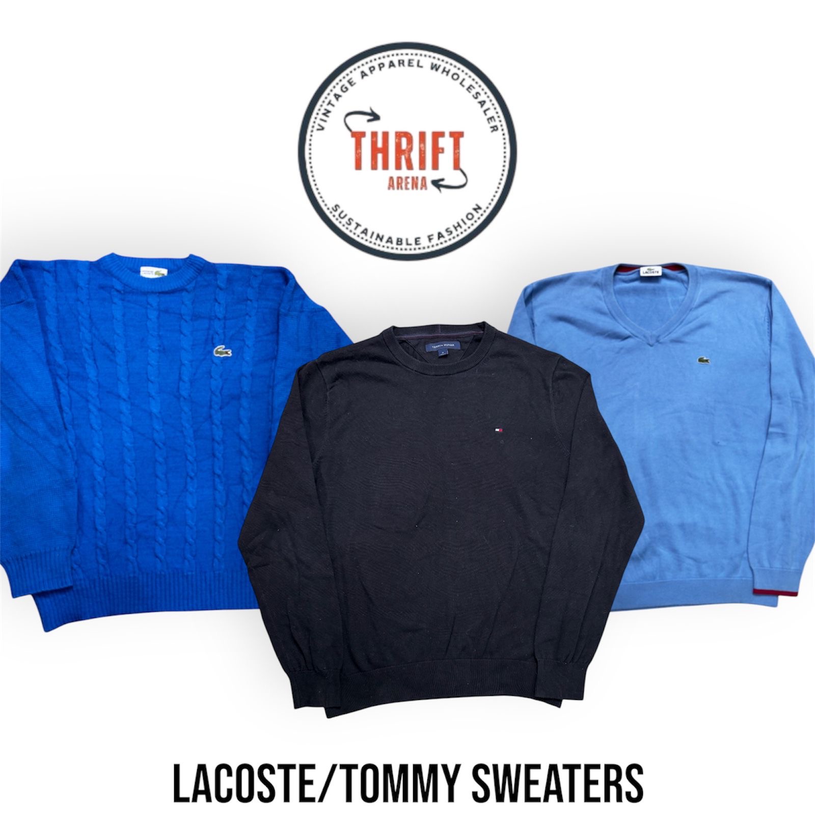 #VV642 Sweaters Lacoste/Tommy 15PCs