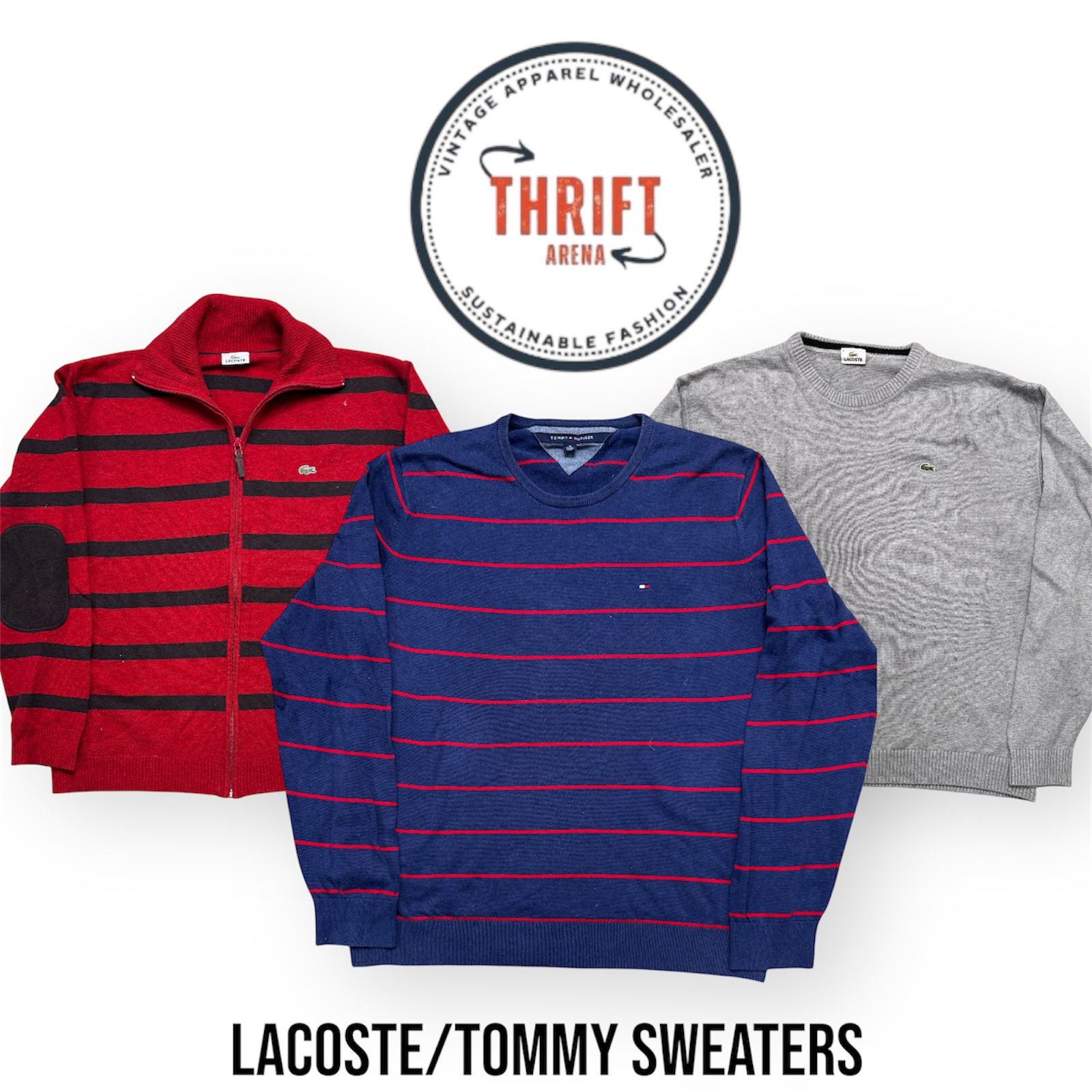 #VV645 Sweaters Lacoste/Tommy 15PCs