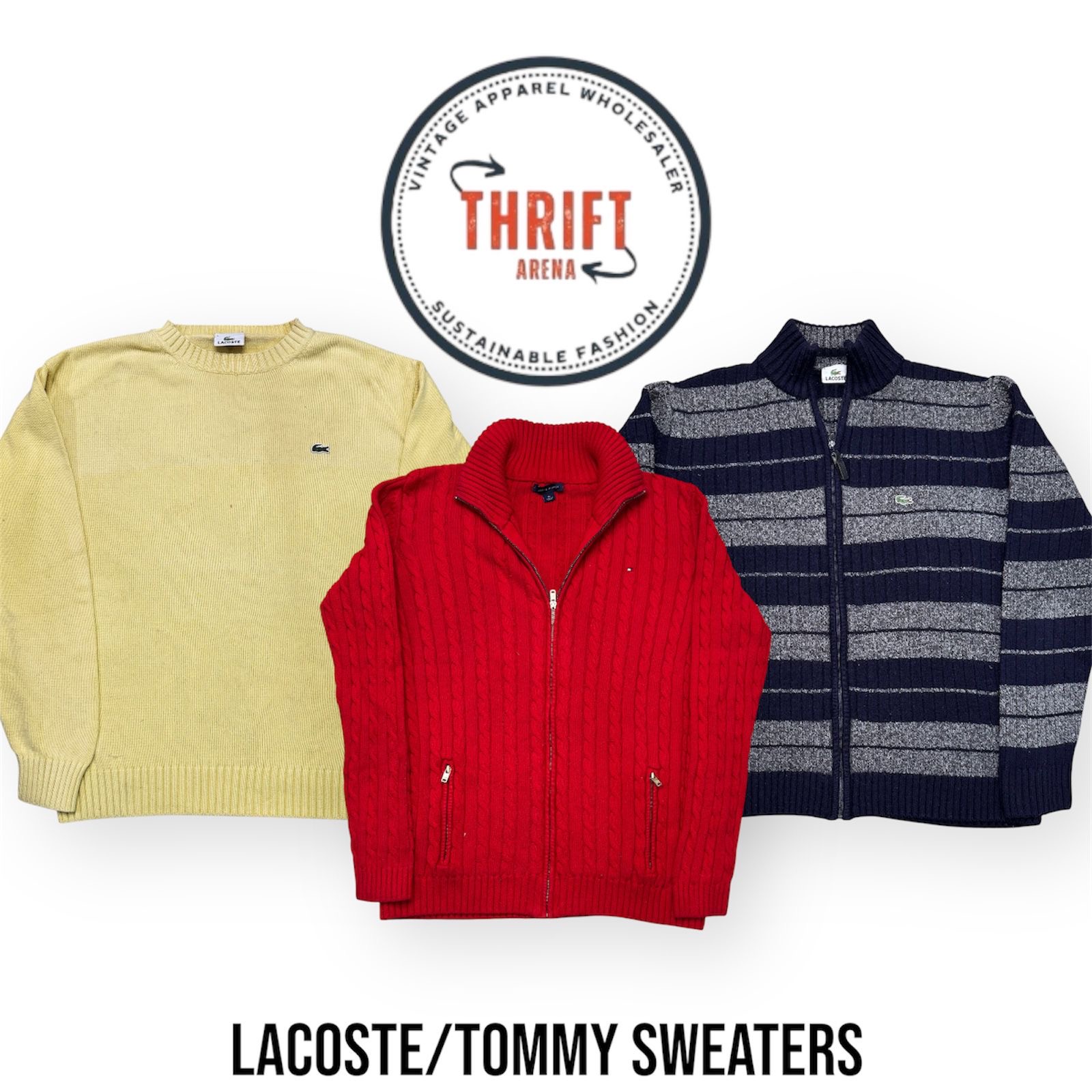 #VV647 Pulls Lacoste/Tommy 15PCS