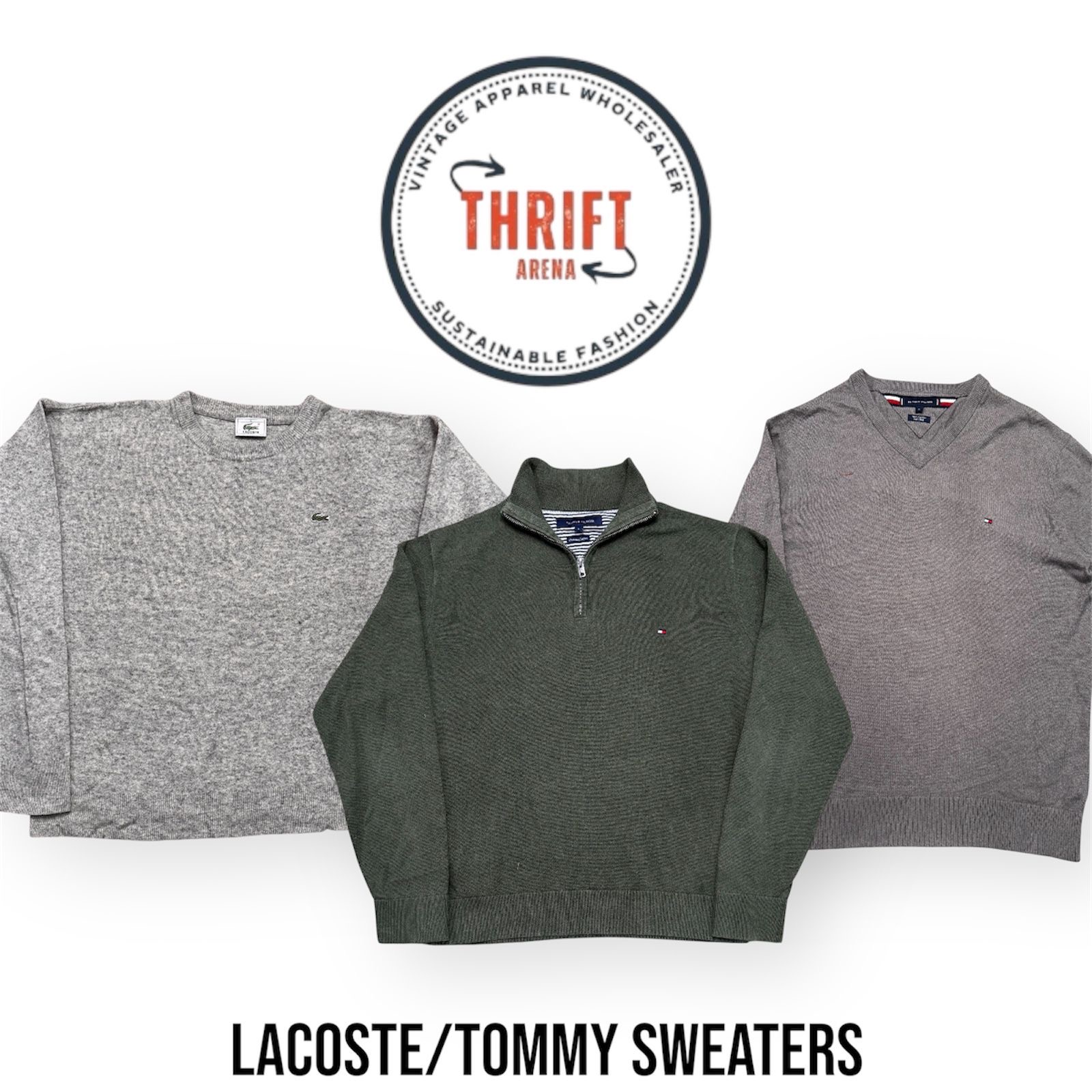 #VV648 Sweaters Lacoste/Tommy 15PCs