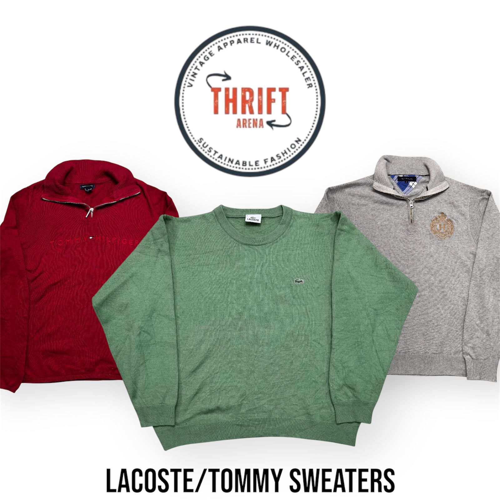 #VV649 Pulls Lacoste/Tommy 15PCs