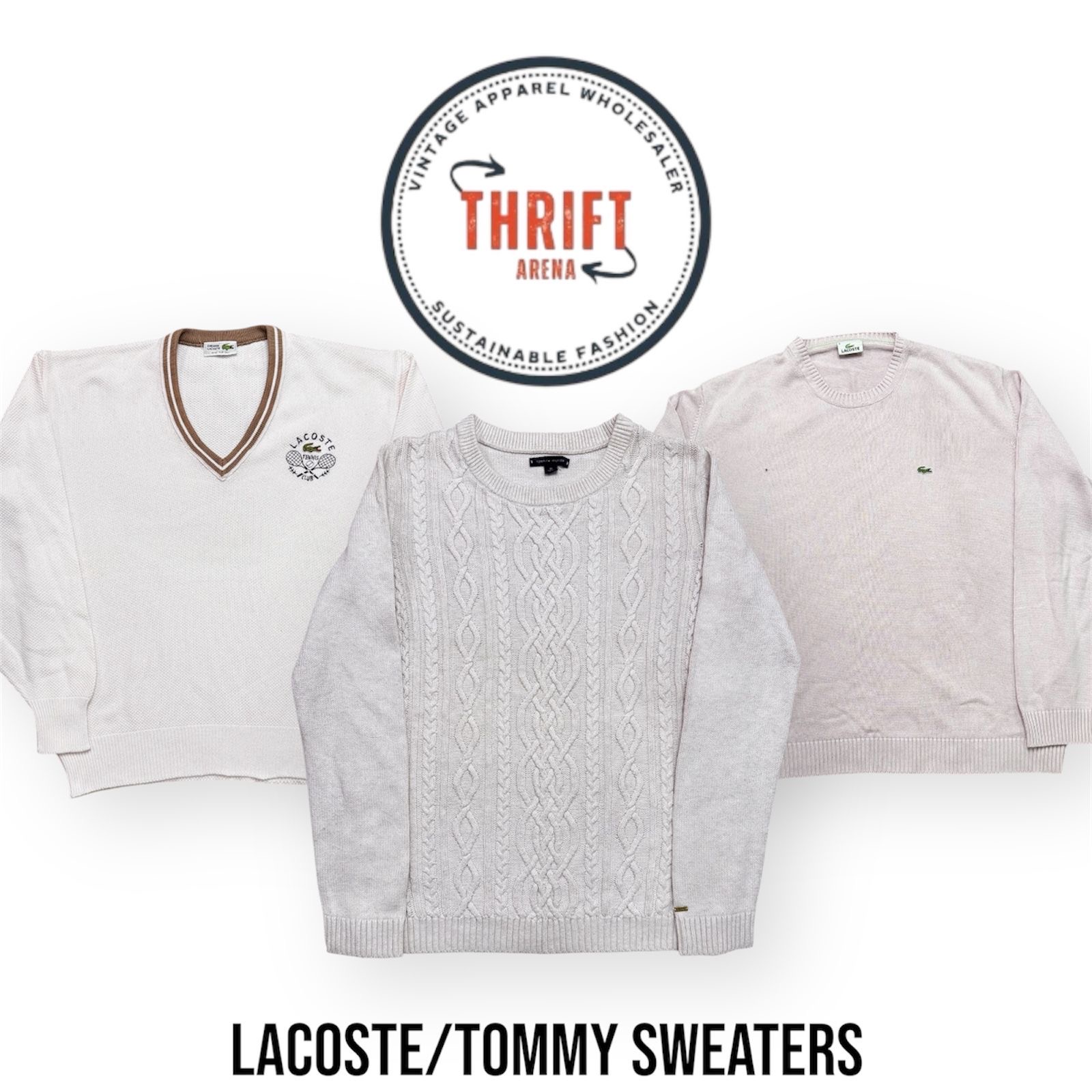 #VV650 Sweaters Lacoste/Tommy 17PCs