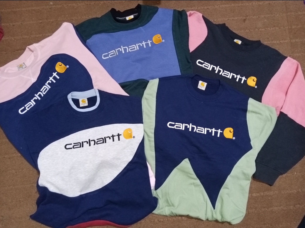 Suéter Carhartt estilo retrabalho 20 peças