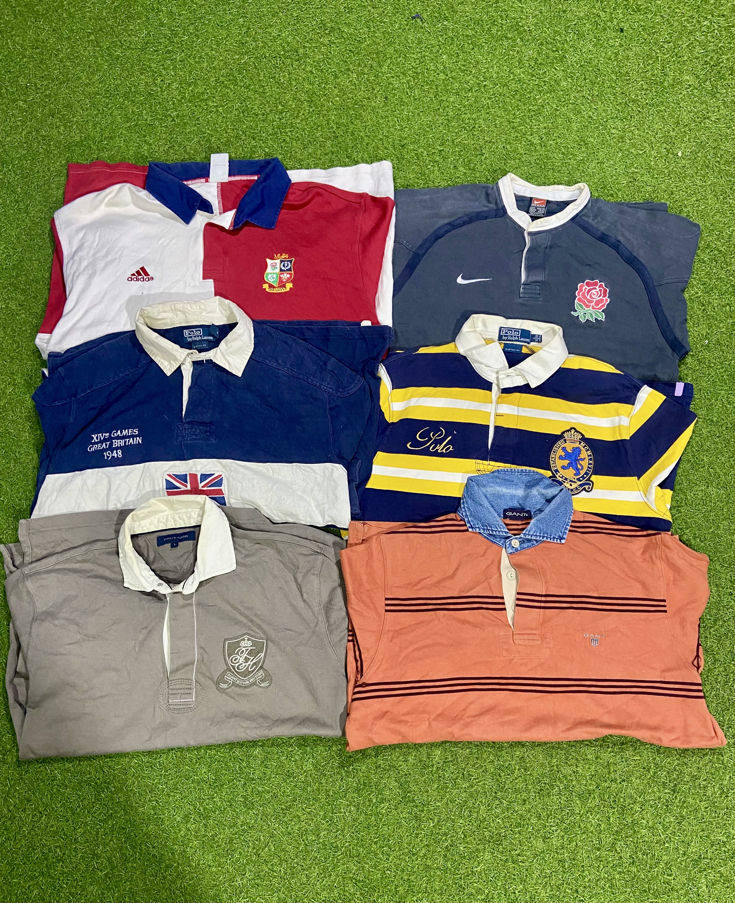 Branded Rugby T-shirts - 15 pcs