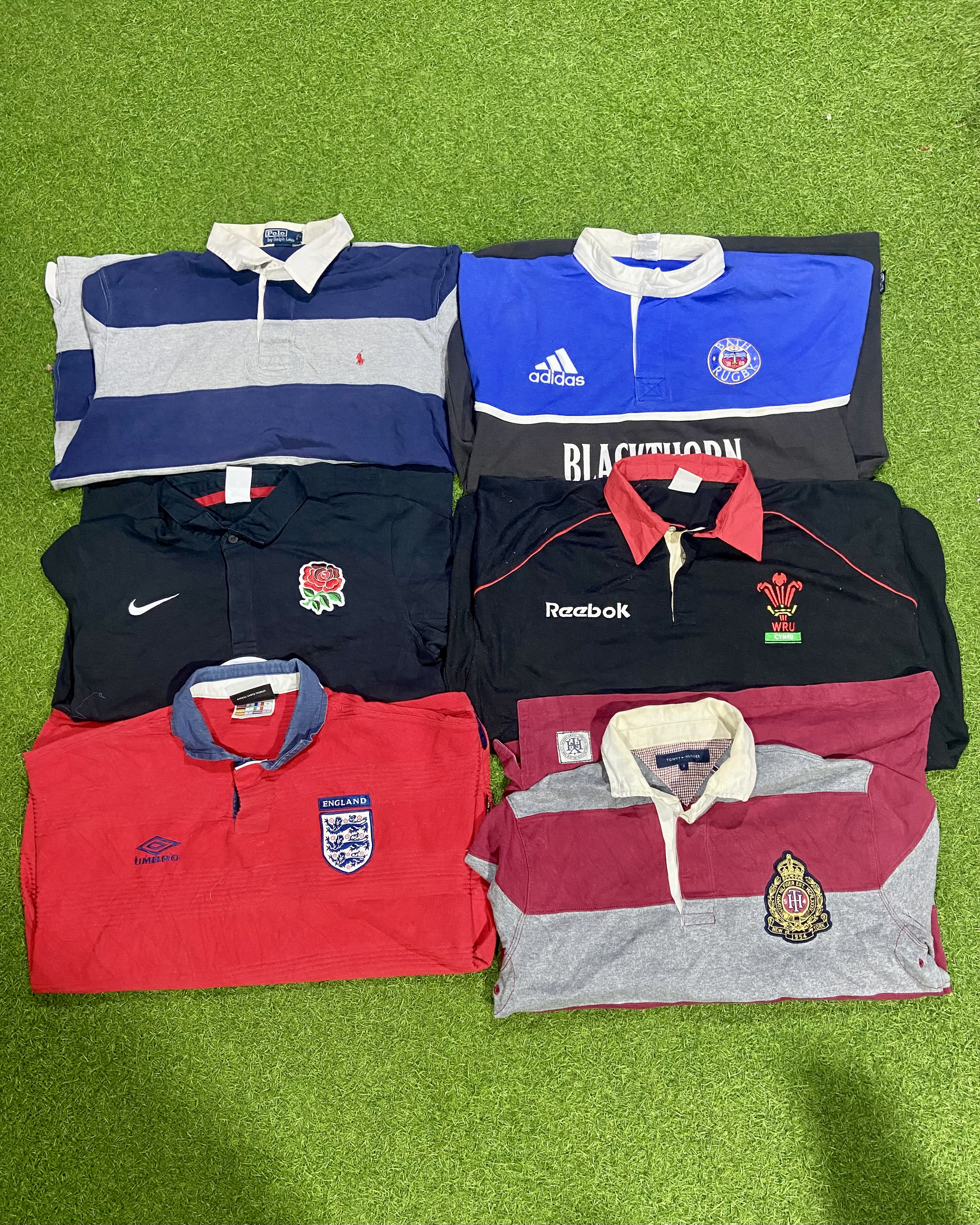 Branded Rugby T-shirts - 15 pcs