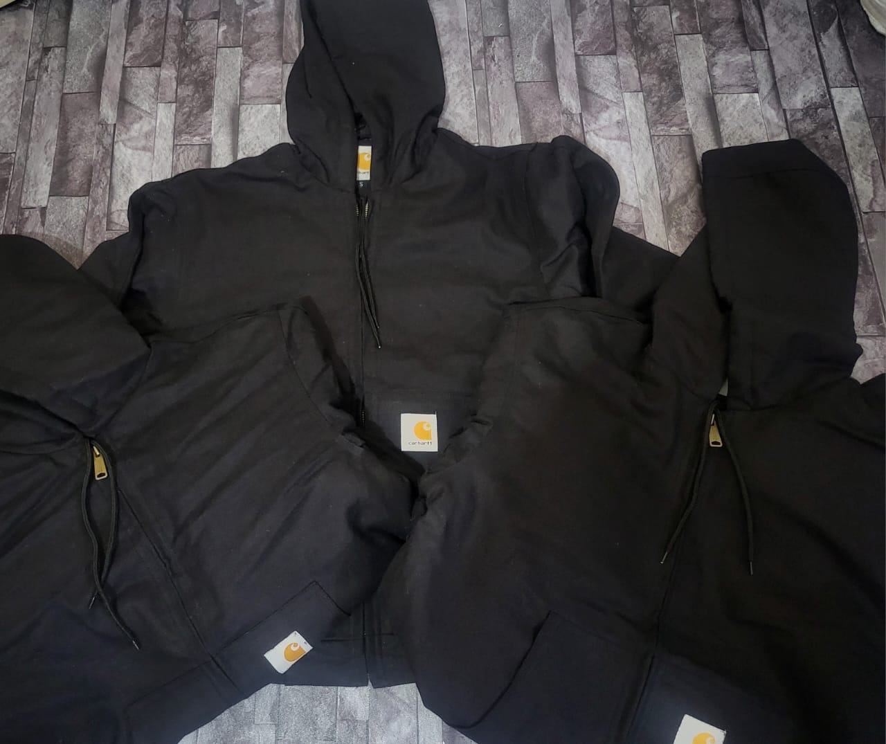 Carhartt rework style hoodie jacket