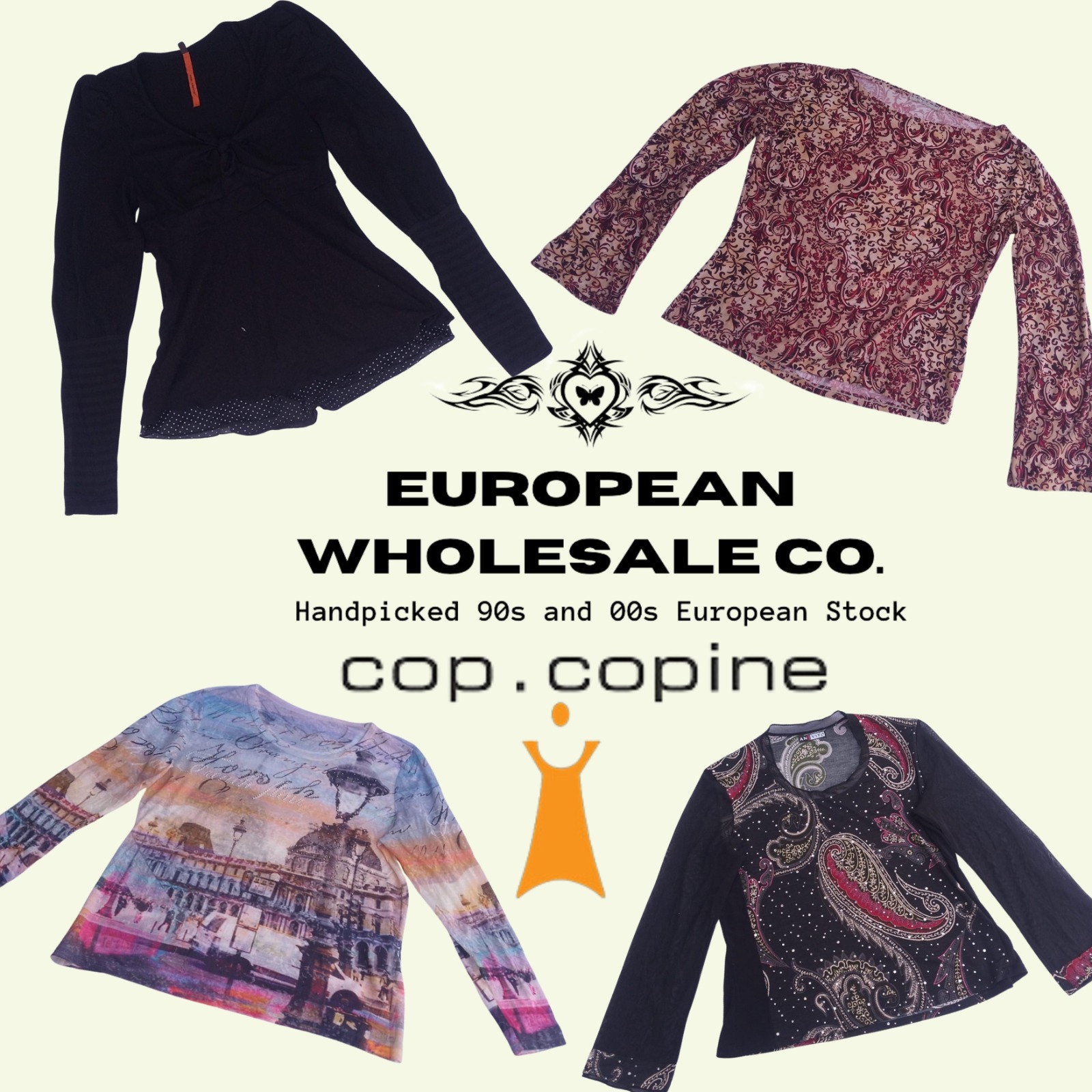 00s Mix Aesthetic European Long Sleeve Tops Ft. Cop Copine