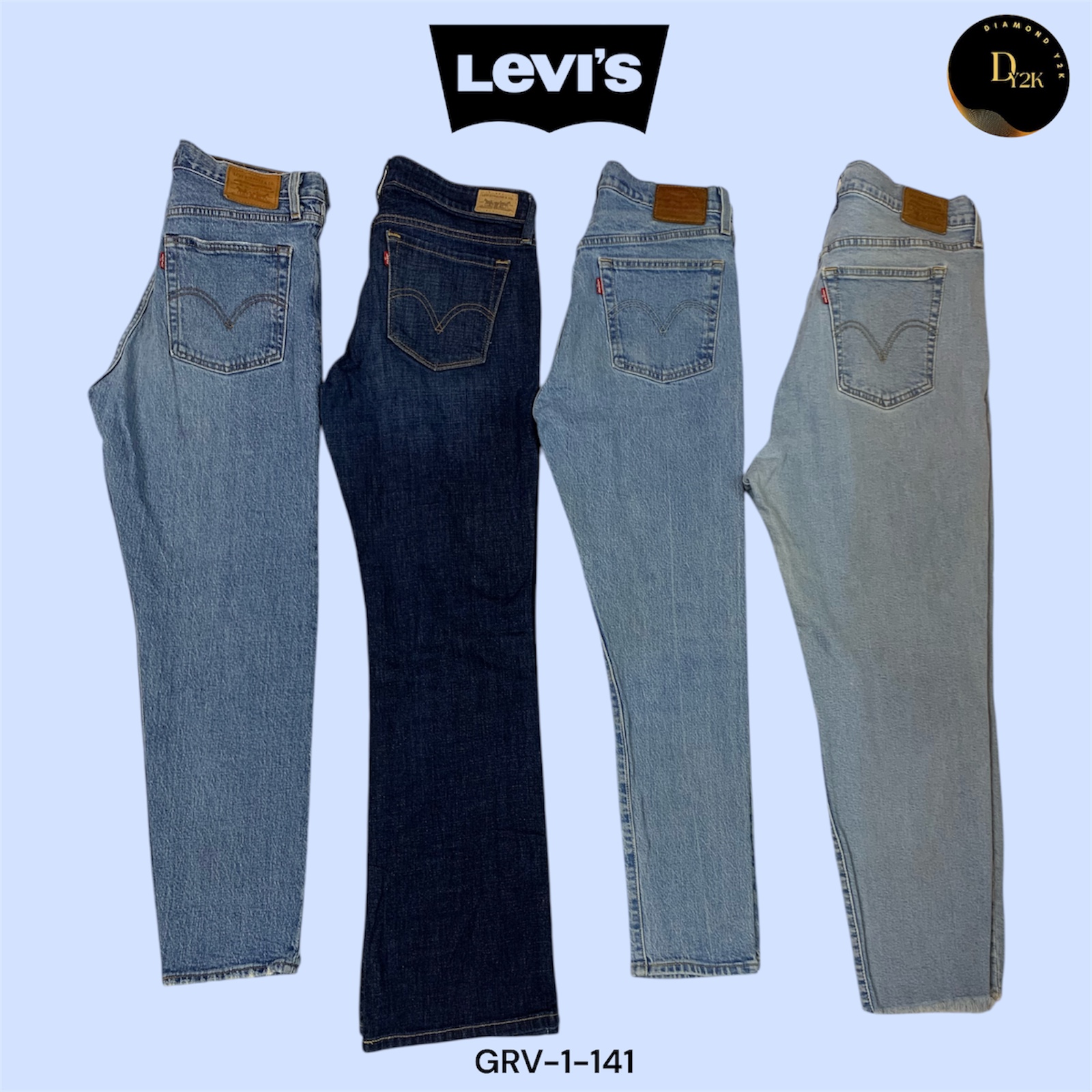 Vintage Levi's Denim Jeans - Classic Fit (GRV-1-141)