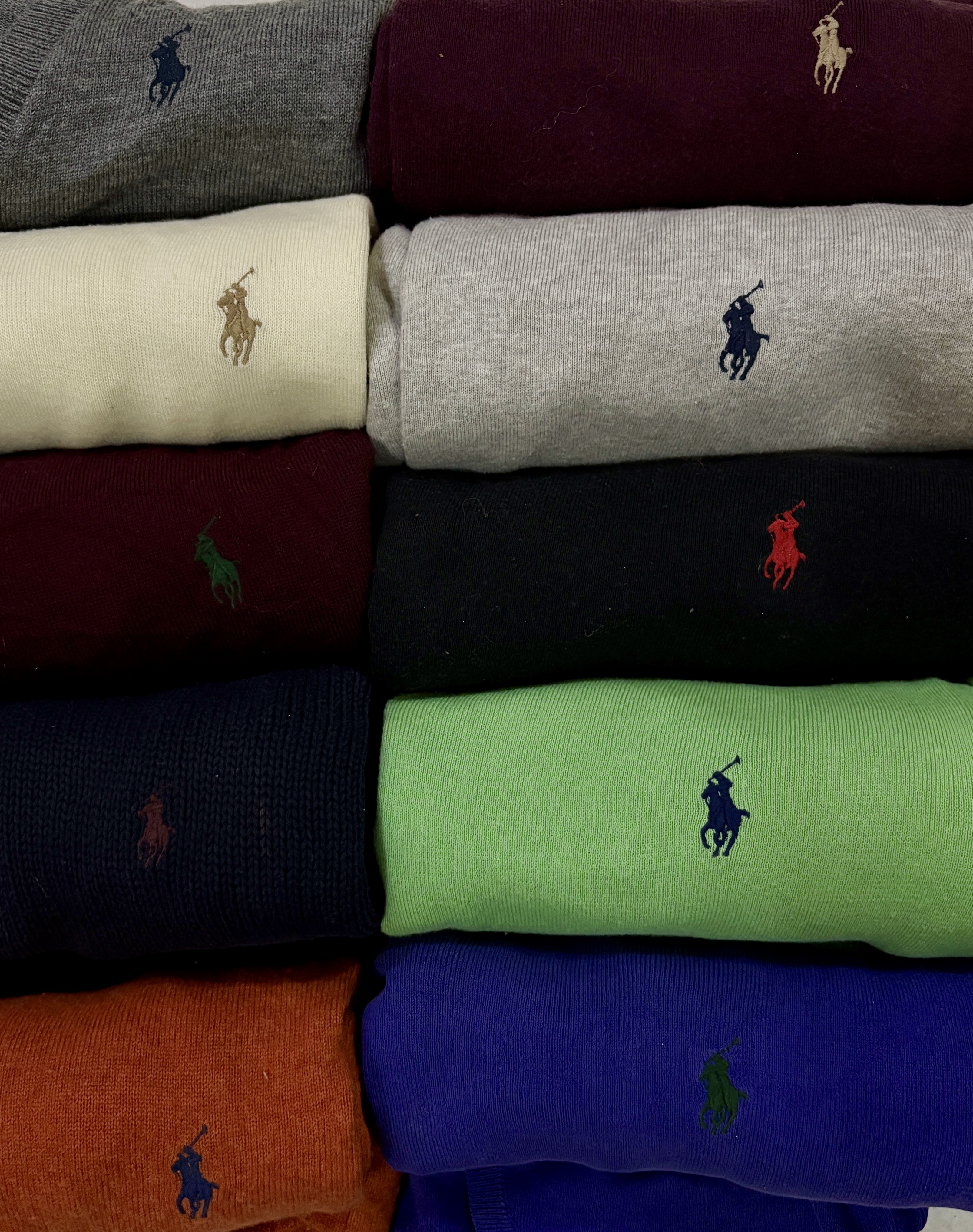 Ralph Lauren Vneck Sweaters 10 Pieces