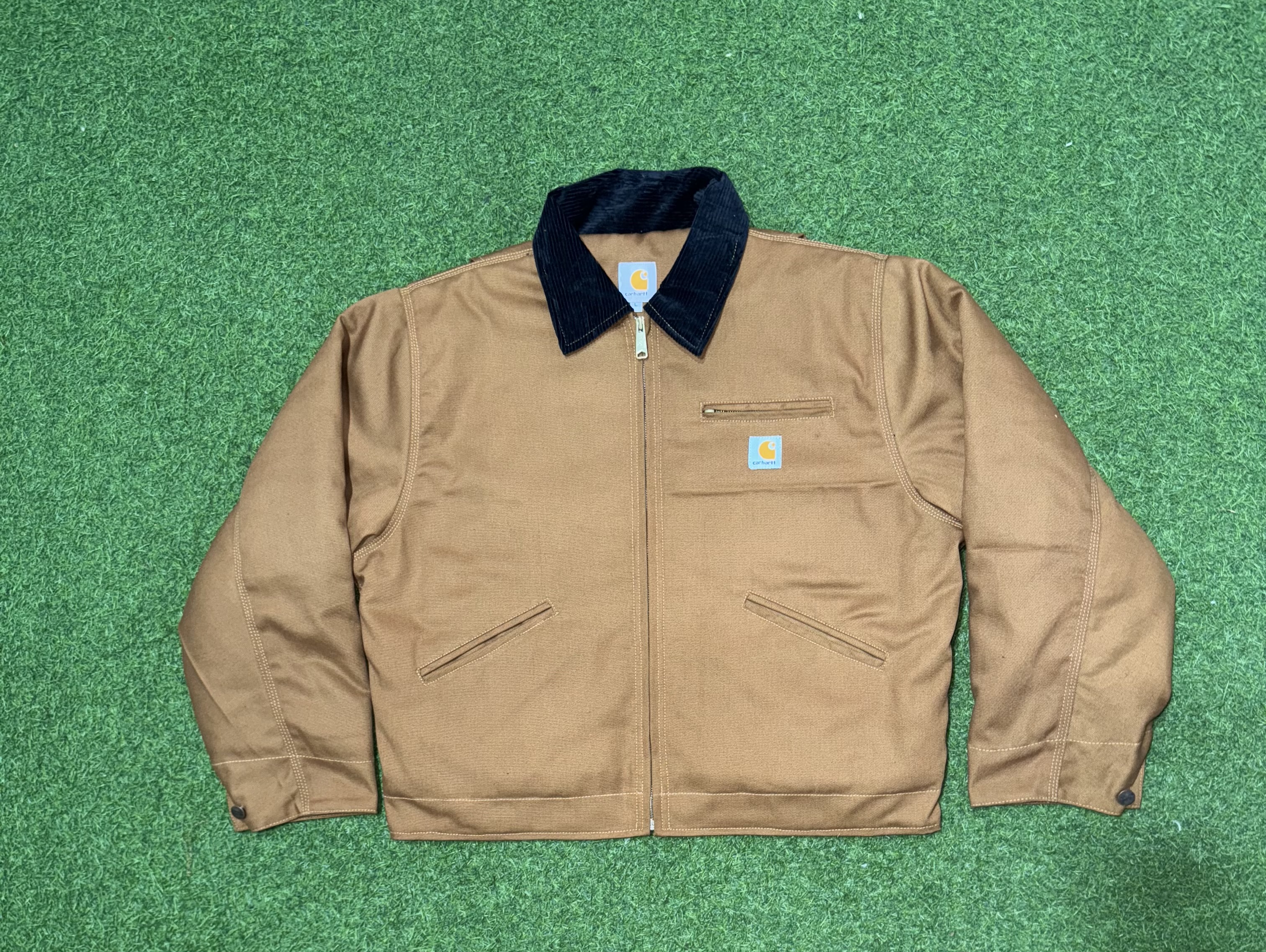 Rework style carhartt brown detroit jackets