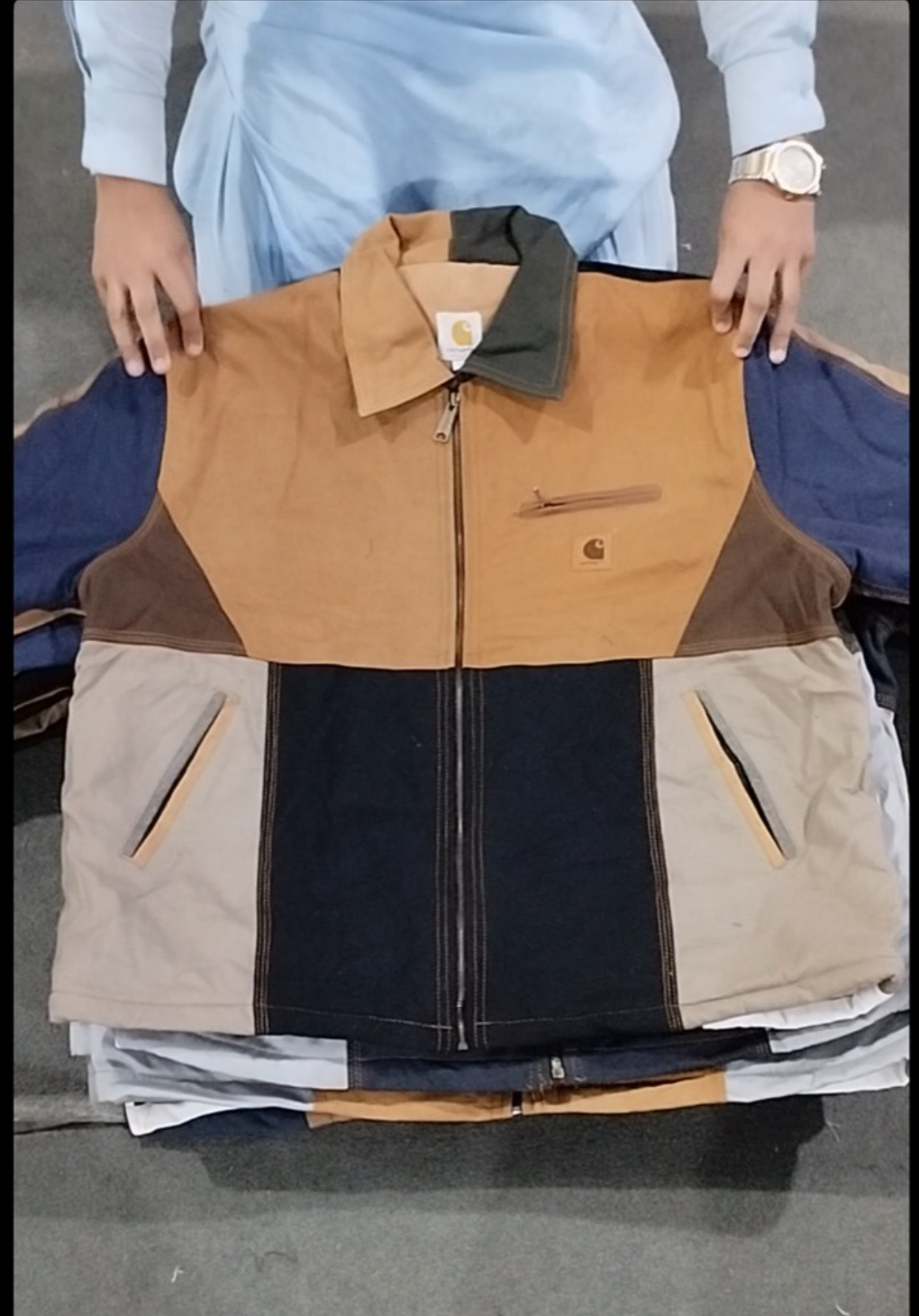 Veste Detroit style rework Carhartt