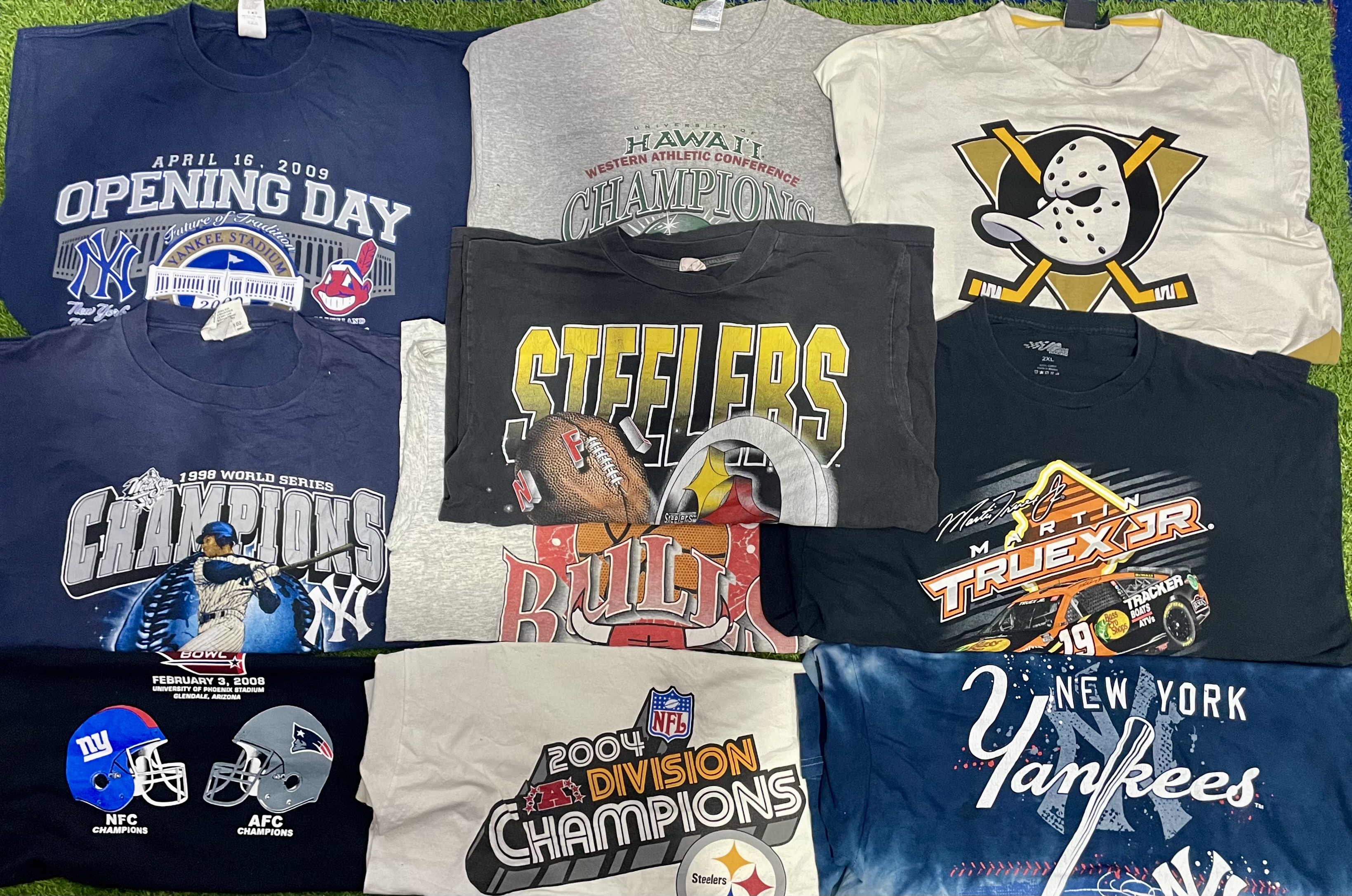 Unisex steelers, Champions, chiefs, NFL, NHL, Cubs 32 pièces