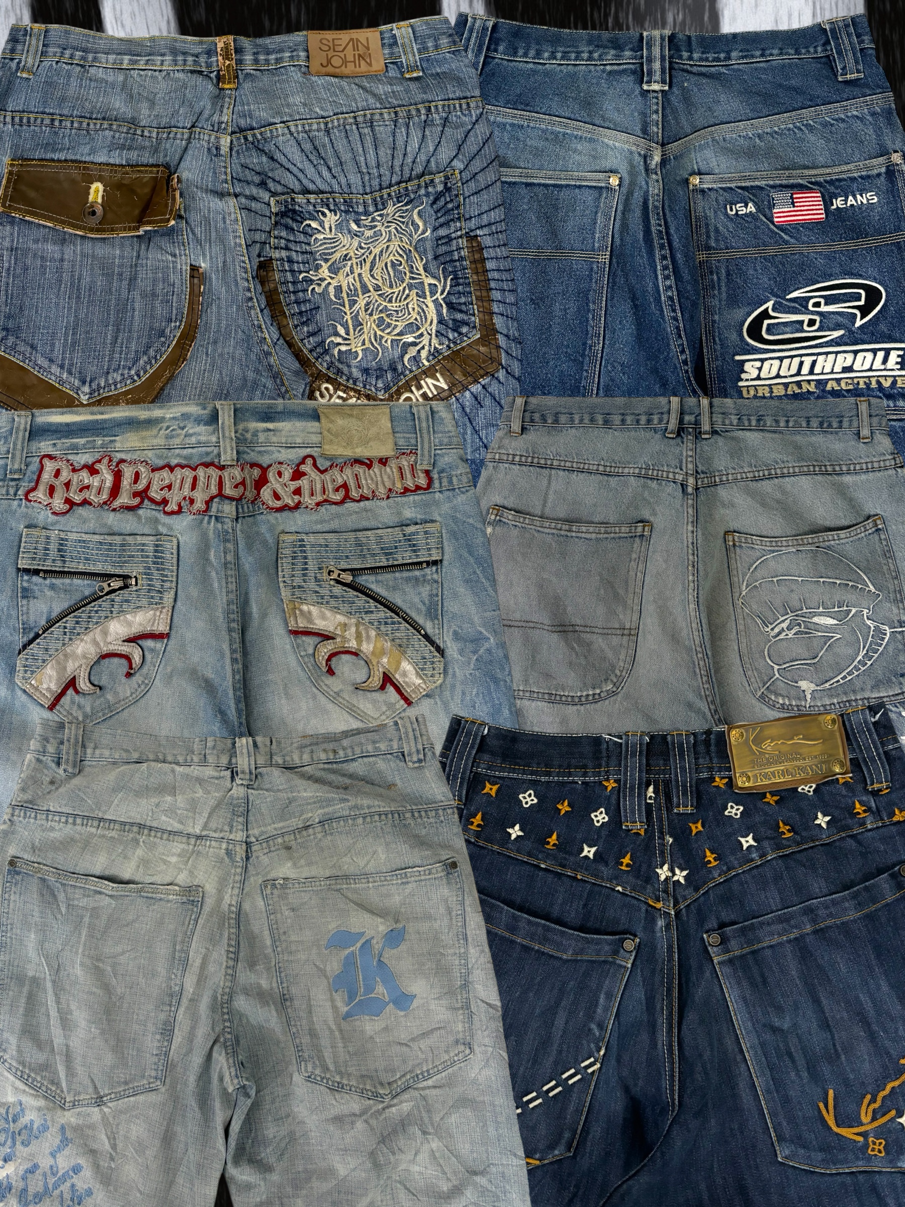 Jean Baggy Hip Hop Y2K 20 Pcs (C23)