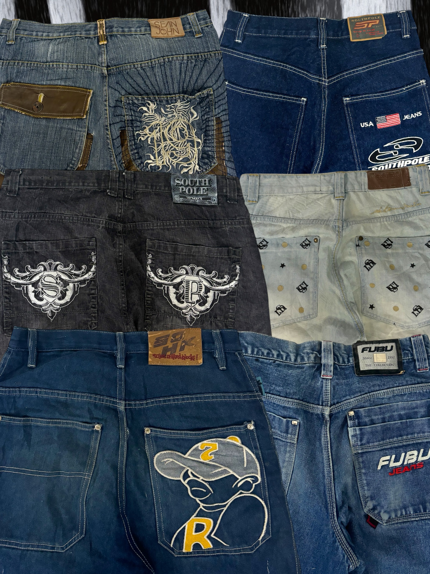 Jean Baggy Hip Hop Y2k 20 Pcs (C21)