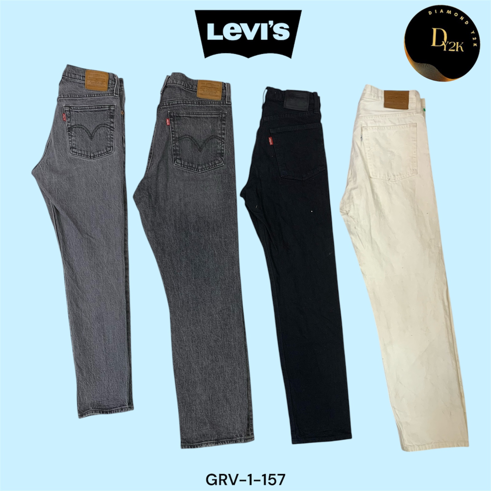 Y2K Levi's Vintage Jeans - Classic Style & Timeless Fit (GRV-1-157)