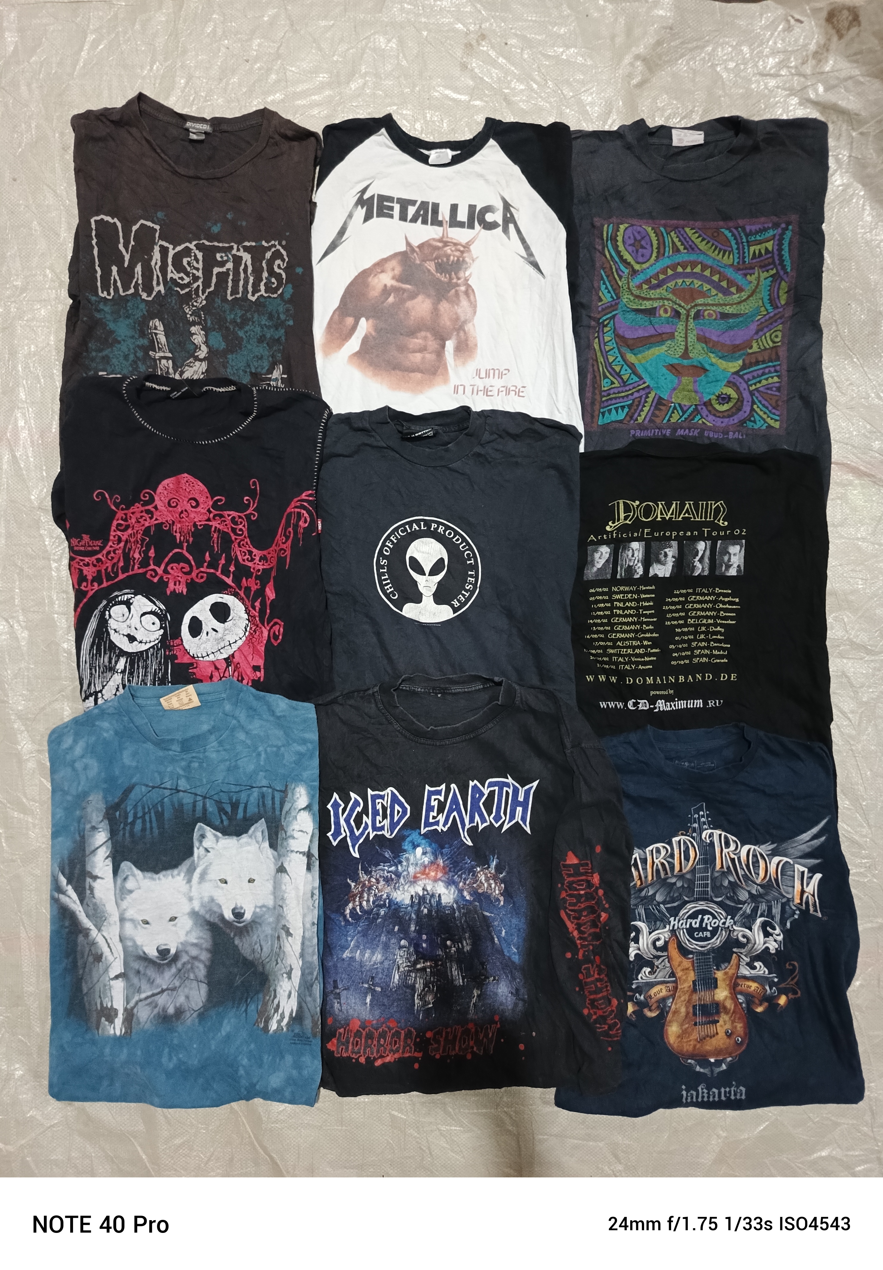 T-shirts de musique américaine