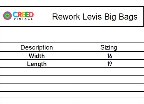 CR3351 Upcycled Levi's Big Bags - 20 Pcs
