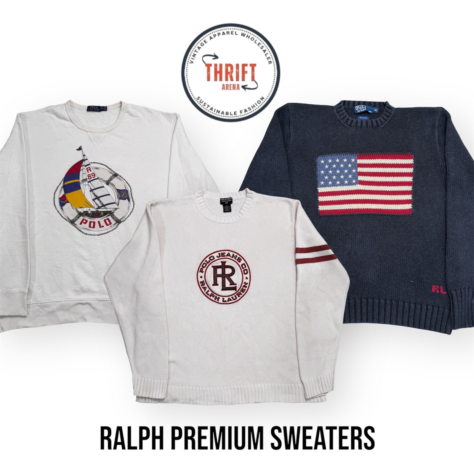 #VV665 Ralph Lauren Premium Sweaters 10PCs