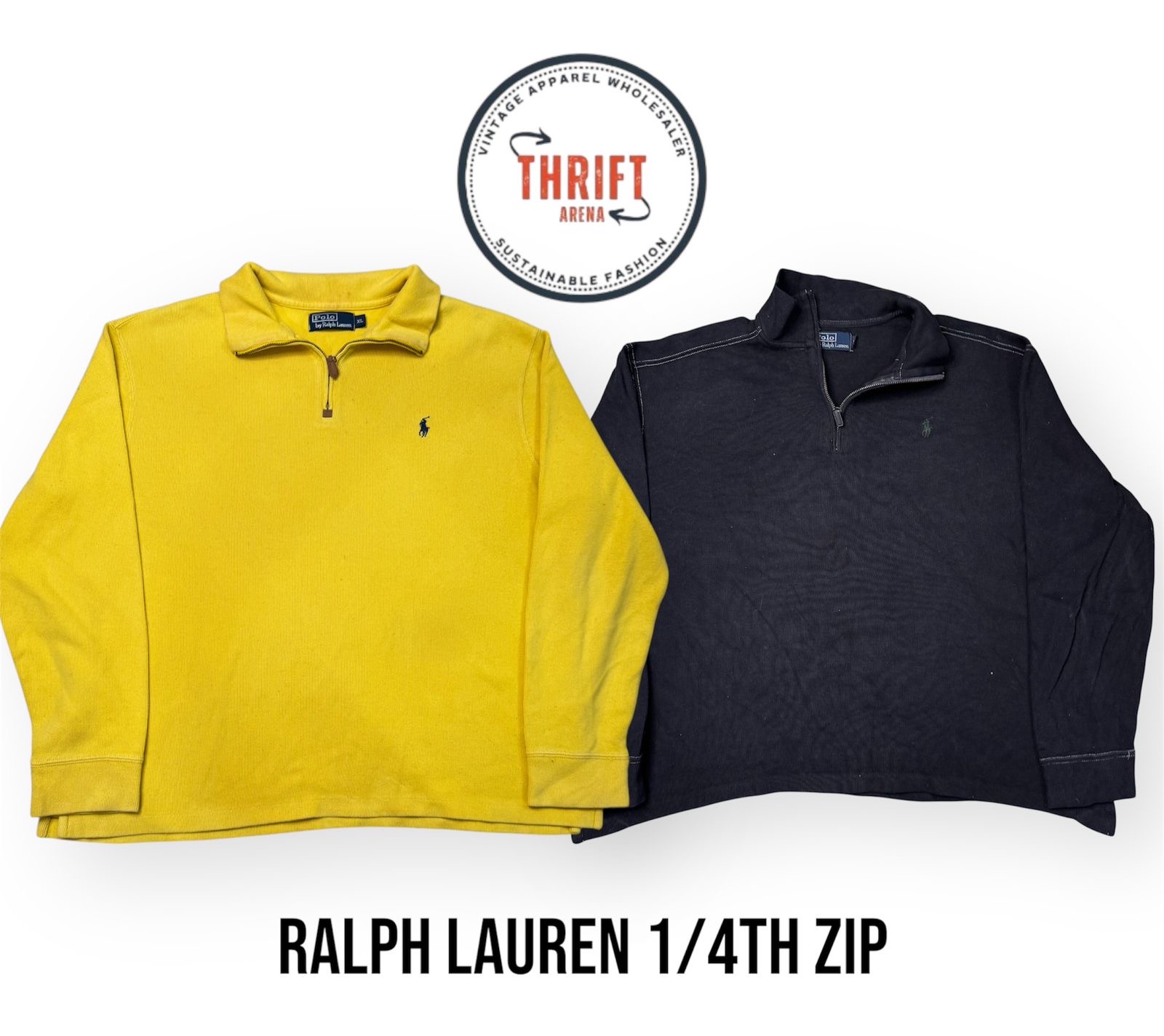 #VV666 Ralph Lauren 1/4 Zip Pullover 6 Stück