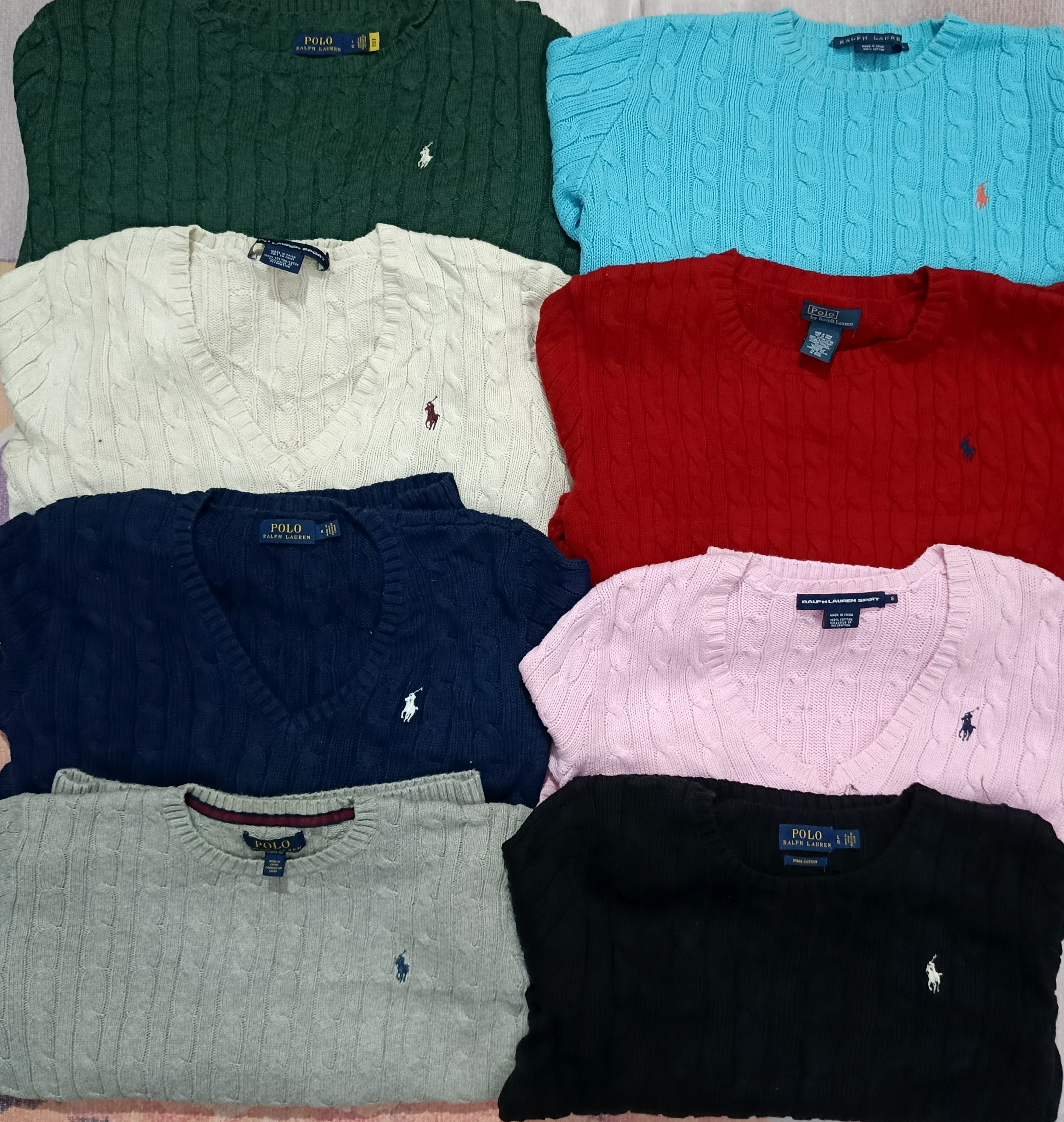 CABLE KNITS POLO RALPH LAUREN 37PCS