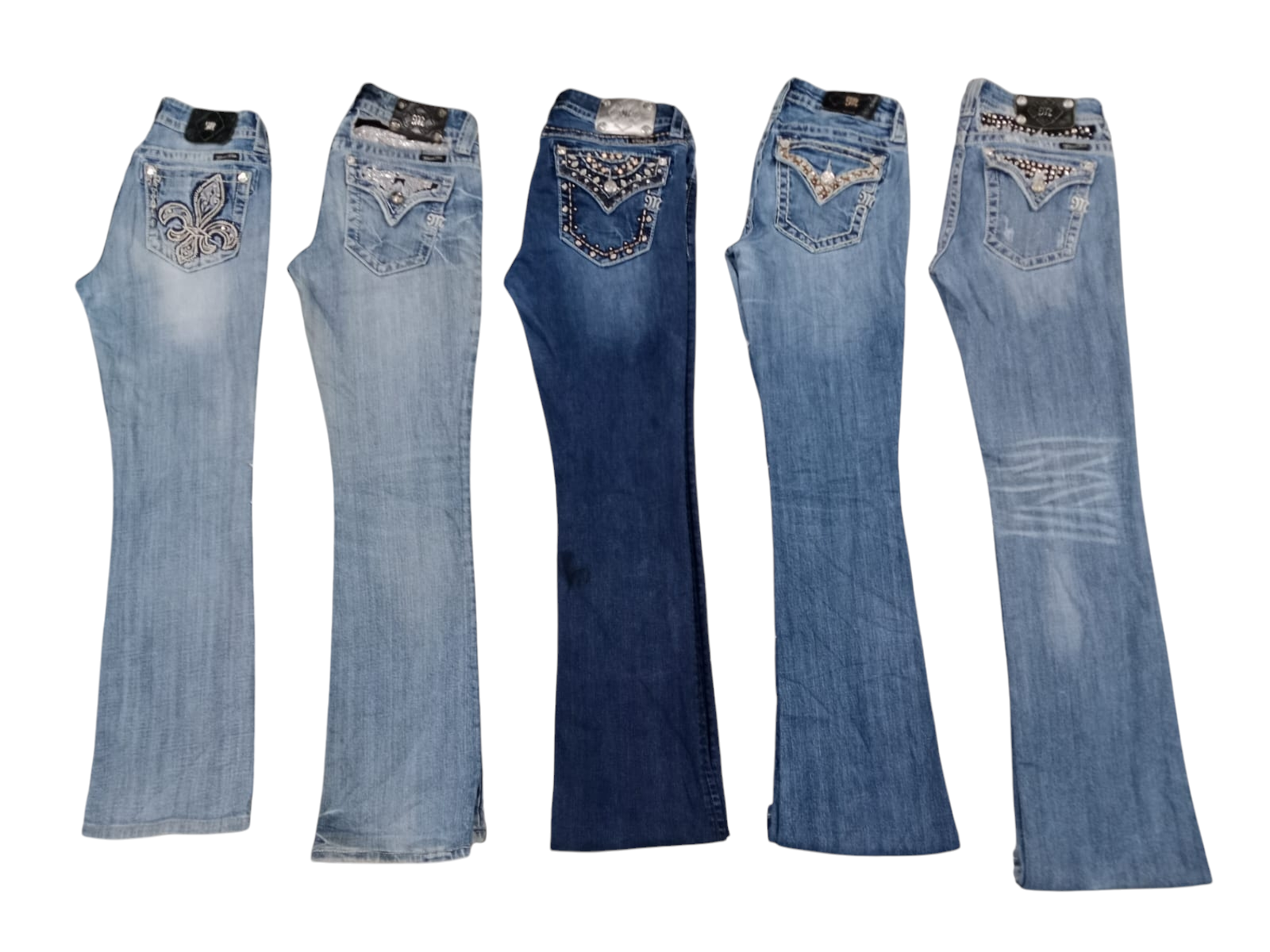 Miss me jeans - 12 pièces (incluant 2 capri) grade abc - jan17/25