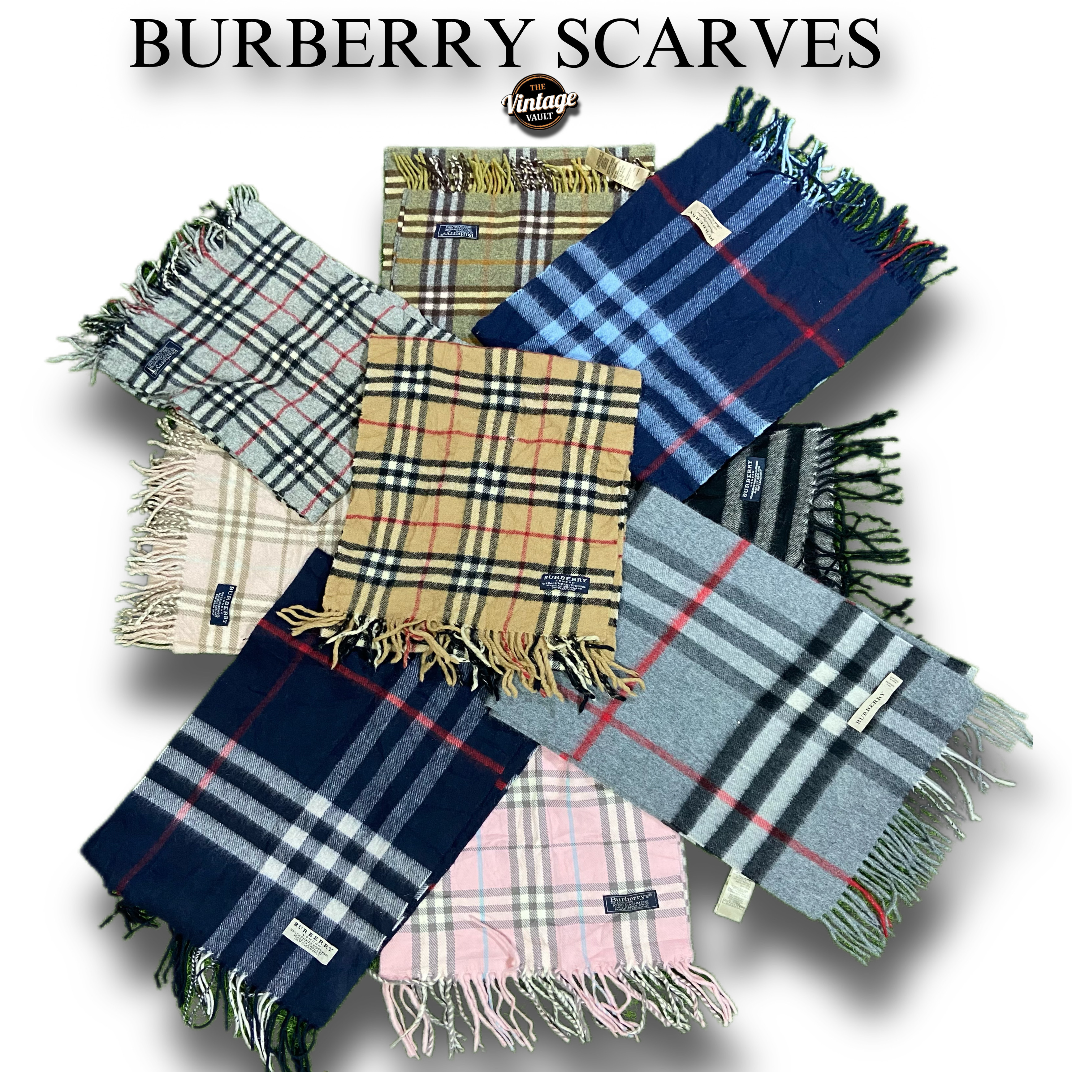 Écharpes Burberry - 10 pcs