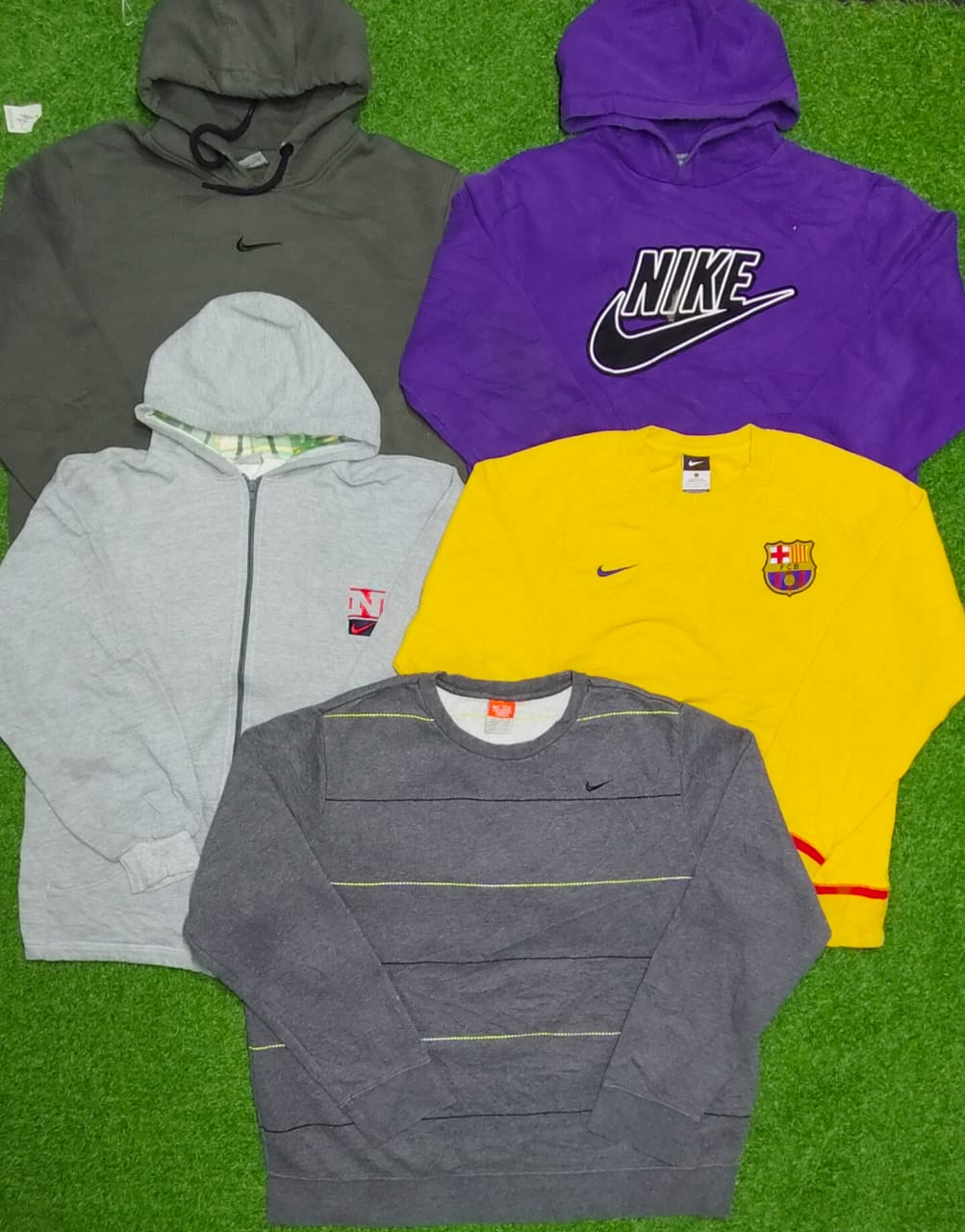 Nike and adides sweatshirts