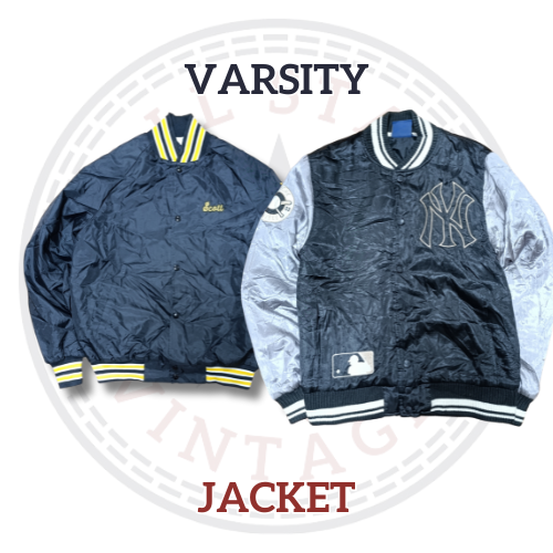 Veste Varsity en nylon