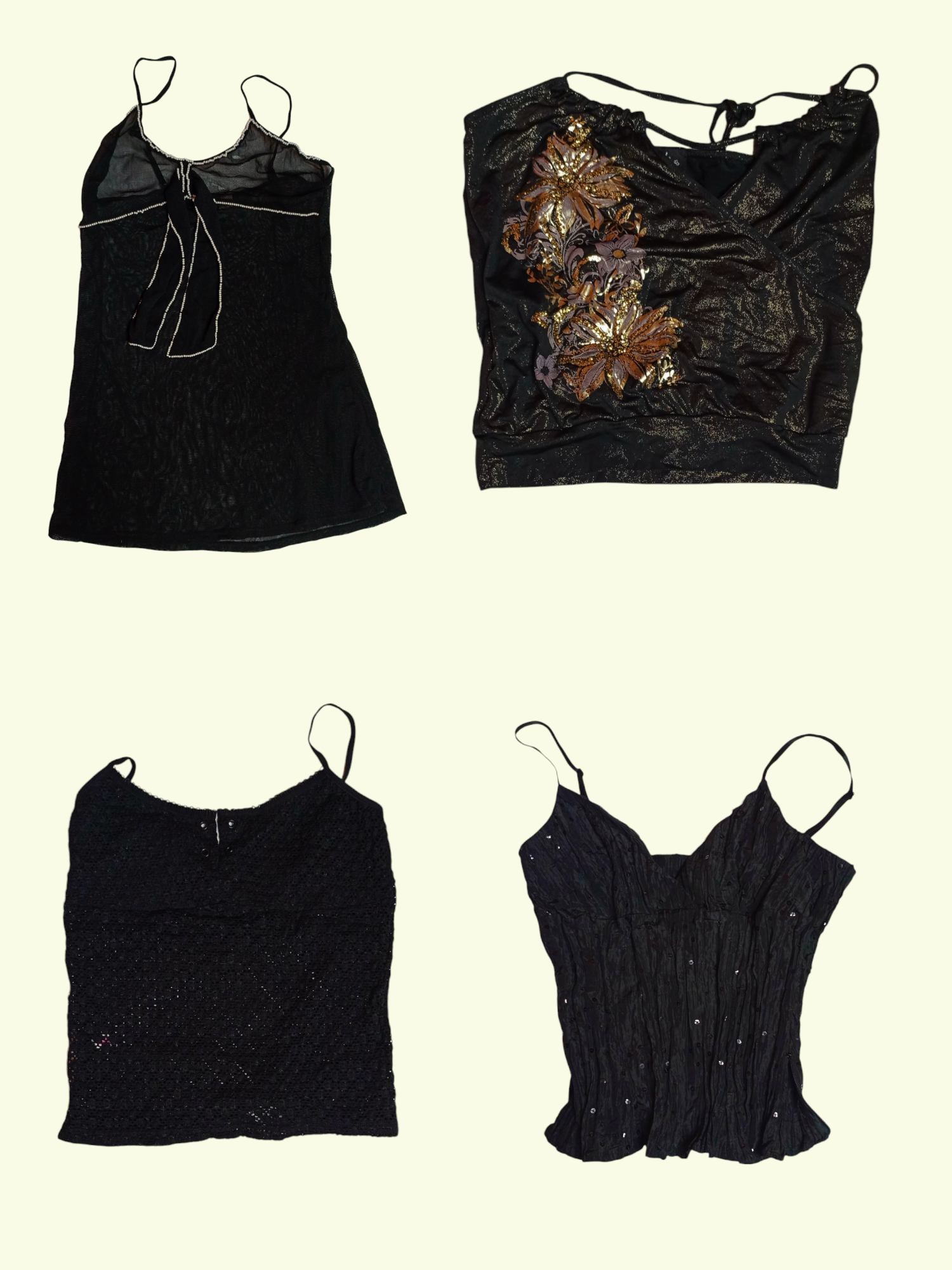 Y2k Gothic cami Tops (Ts-226)