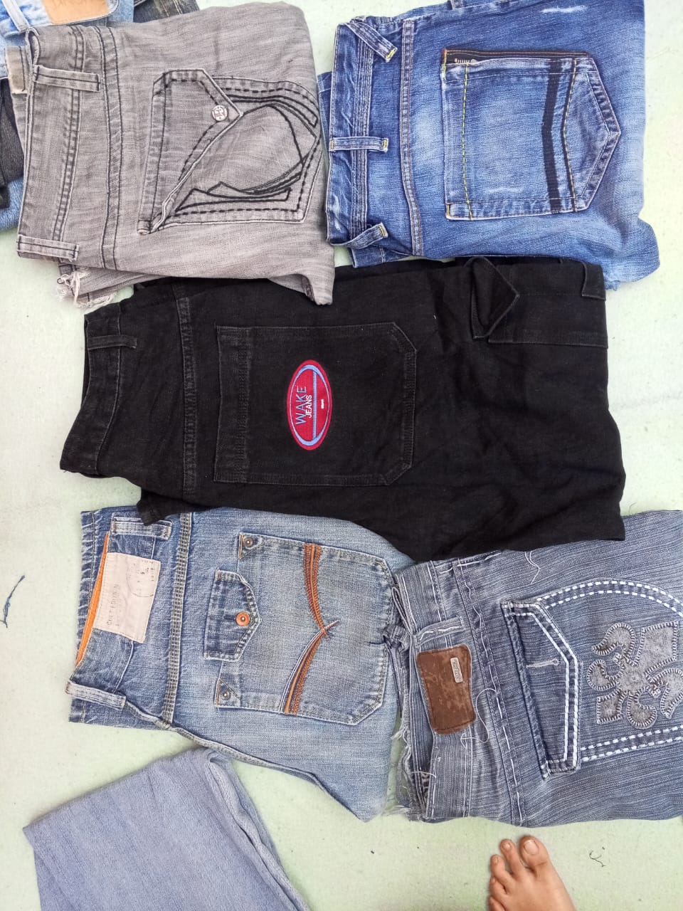 Herr NO 99 U.S POLO UND ANDERE MIX-MARKE BAGGY JEANS 12 Jeans