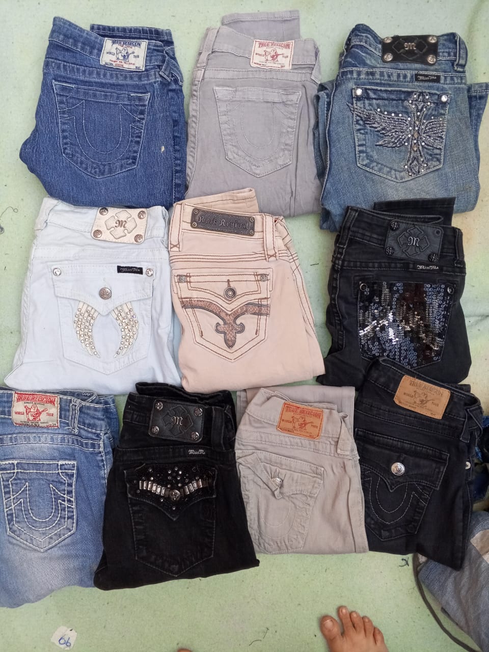 Mr.No 100 MISS ME ROCK REVIVAL TRUE RELIGION 10 PAIRS