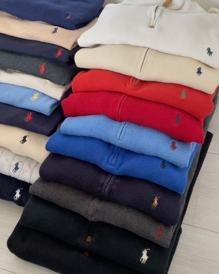 Ralph Lauren 1/4-Zip-Pullover - 22 Stück