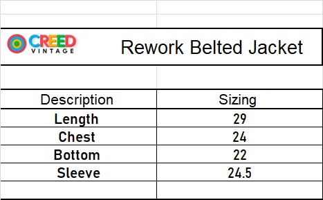 CR3364 Rework Belted Jackets - 10 Pcs