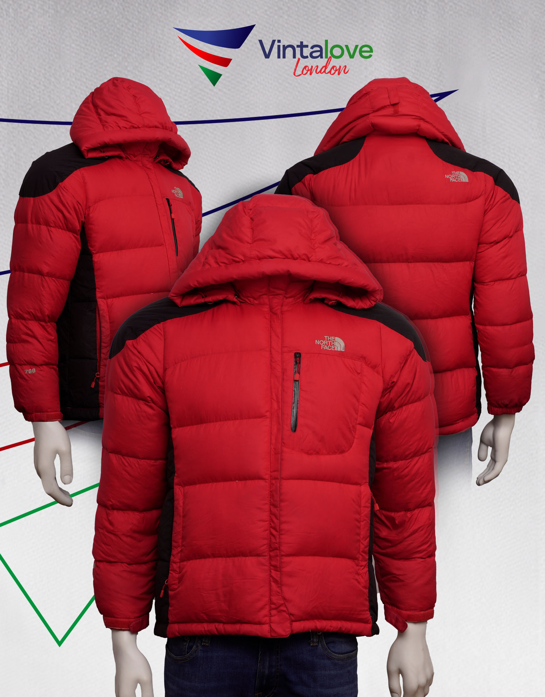 Die North Face Pufferjacken 700 800