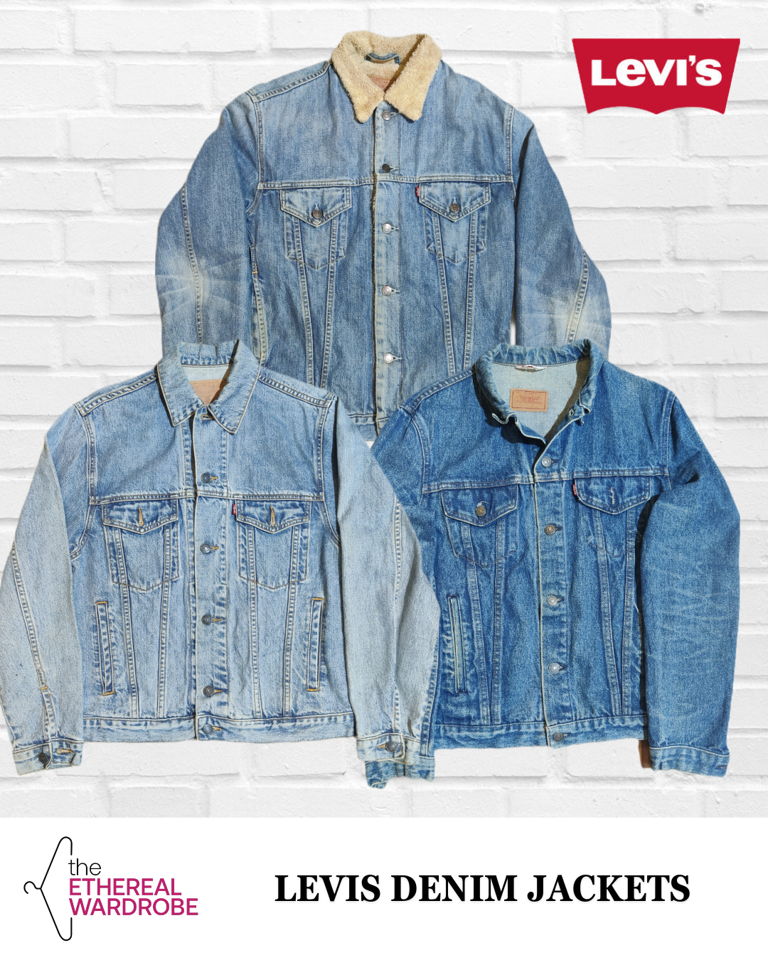 Jackets en denim Levis 10 pcs