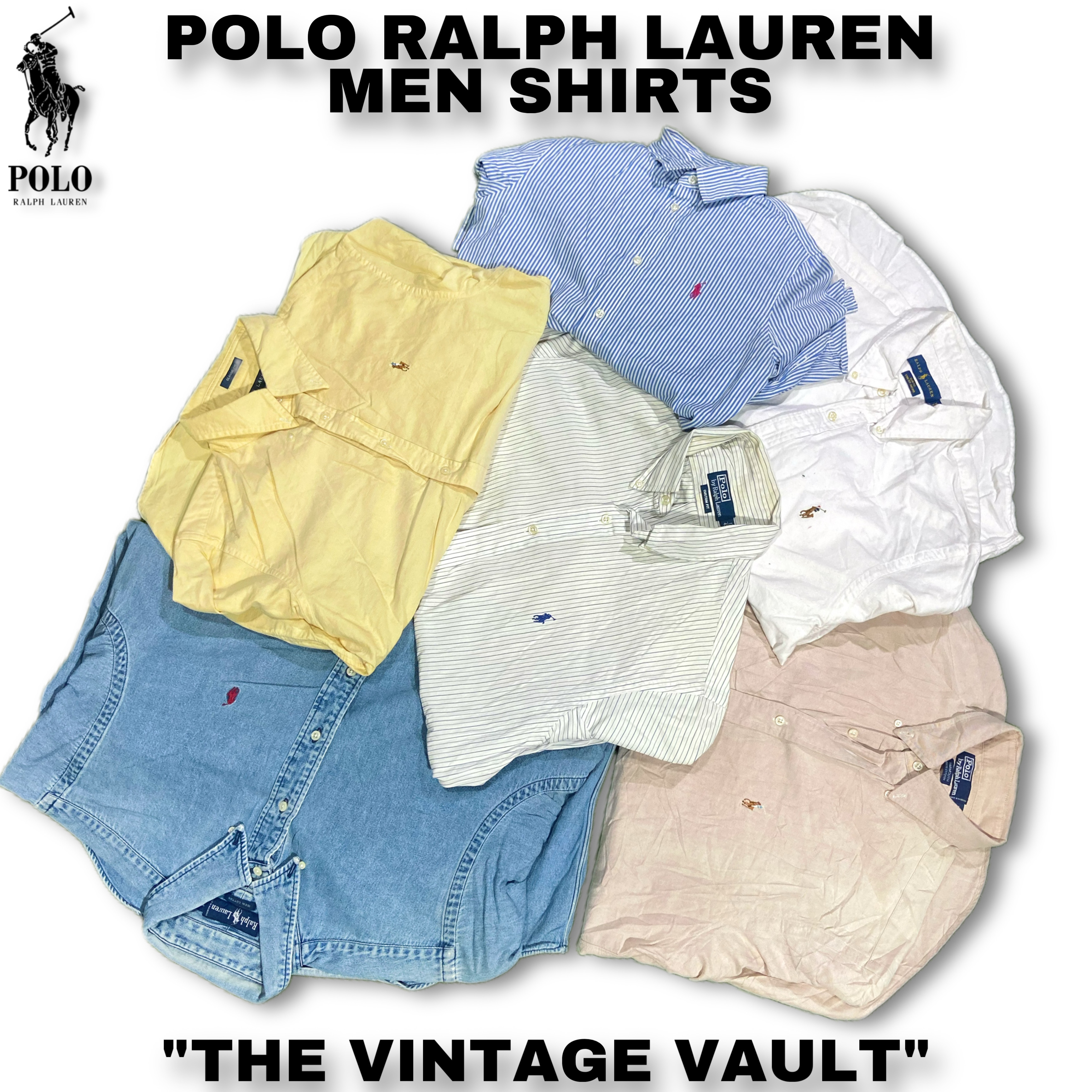 Polo Ralph Lauren Herrenhemden - 10 Stück