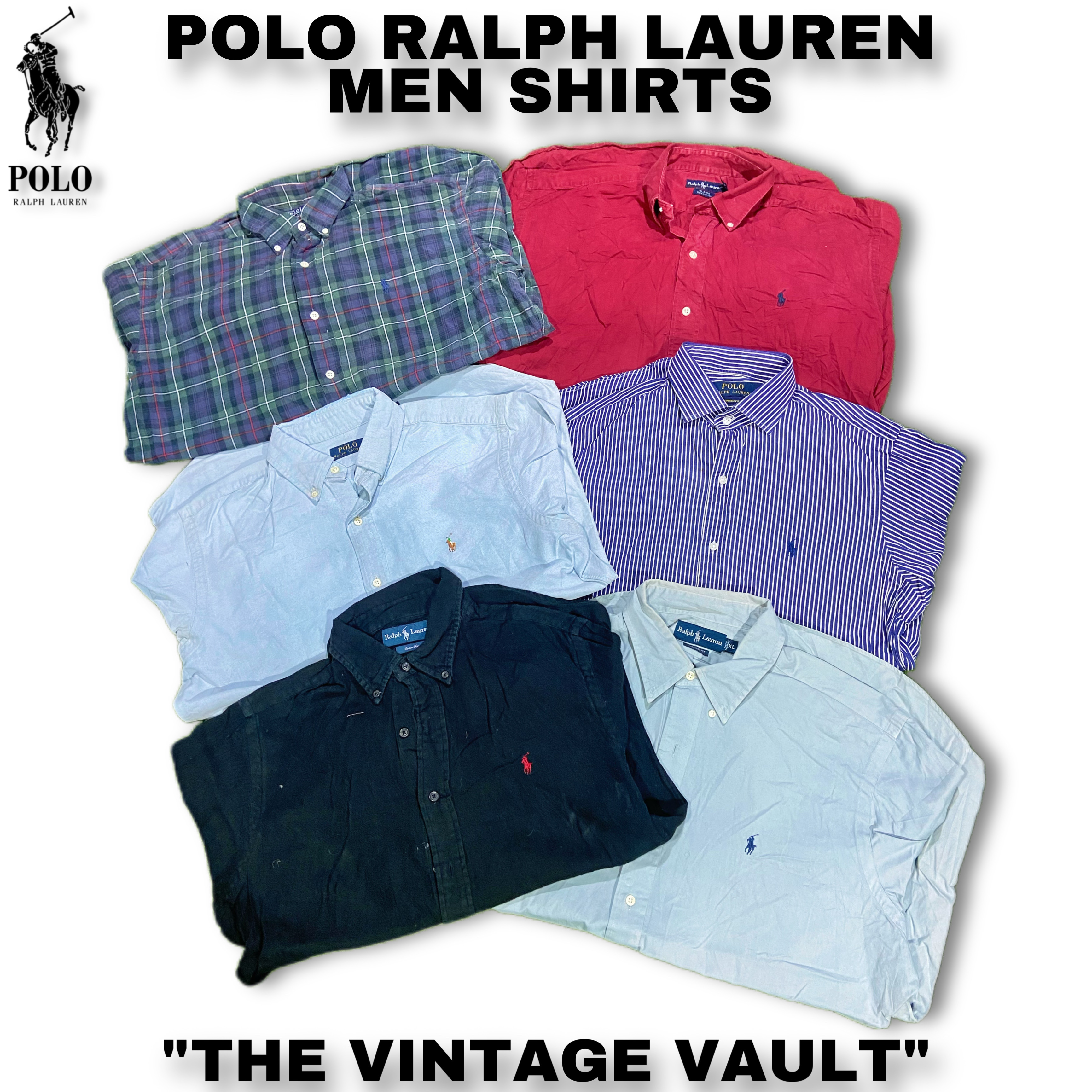 Polo Ralph Lauren Herrenhemden - 10 Stück