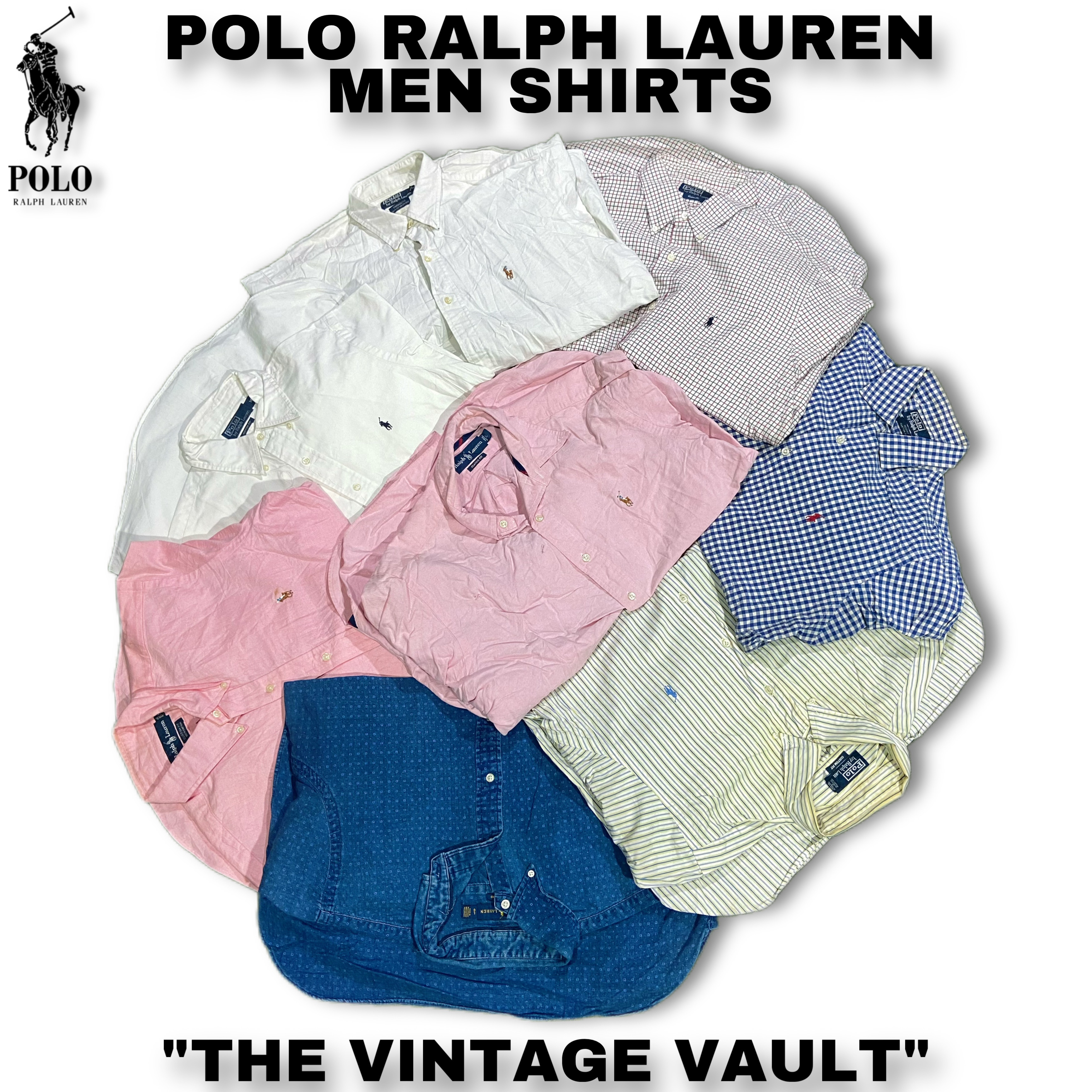 Polo Ralph Lauren Herrenhemden - 10 Stück