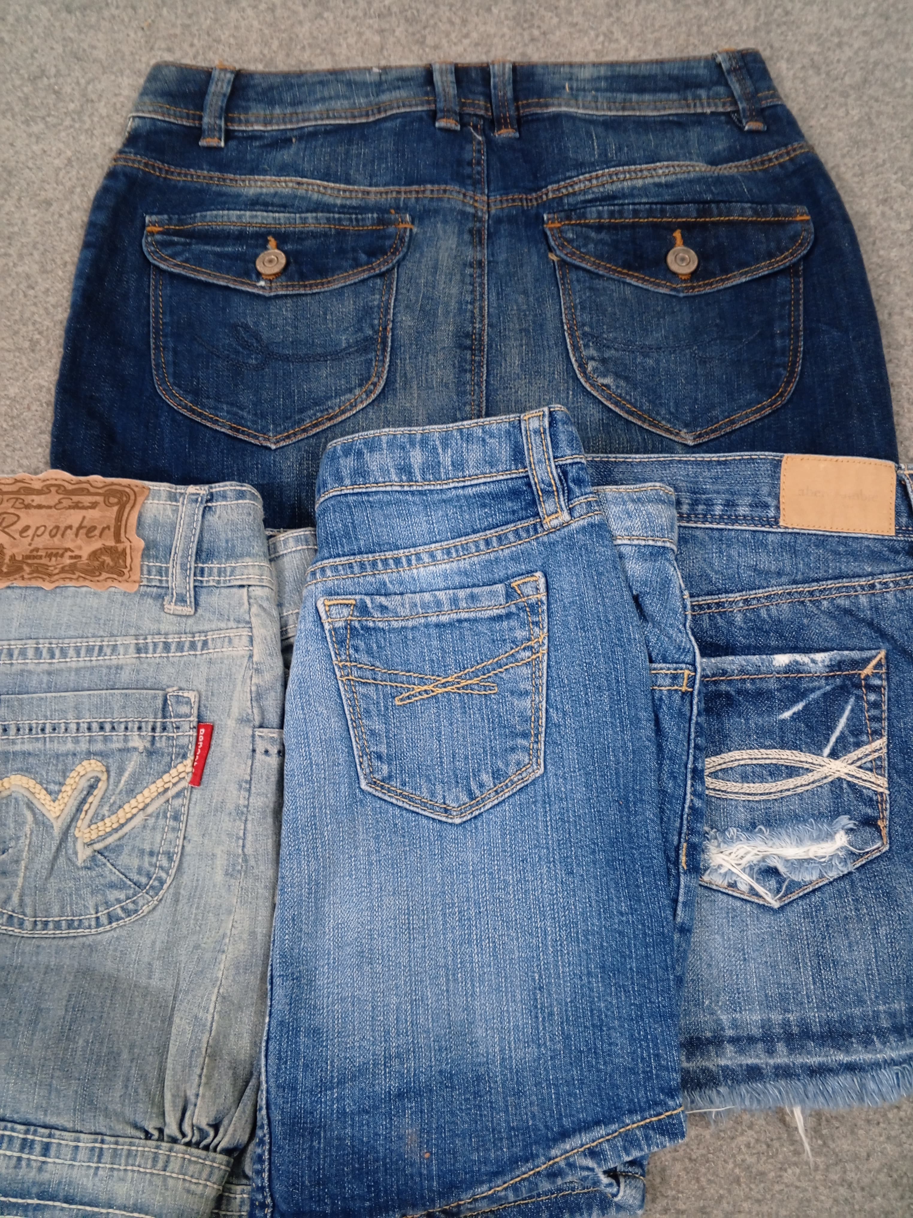 HD637 Damen Y2K Jeansröcke - 16 Stück