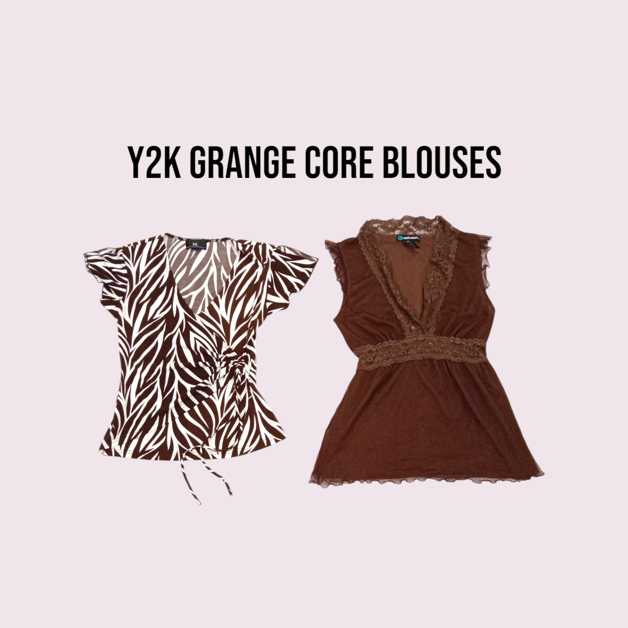 Y2k Grange Core Blouses