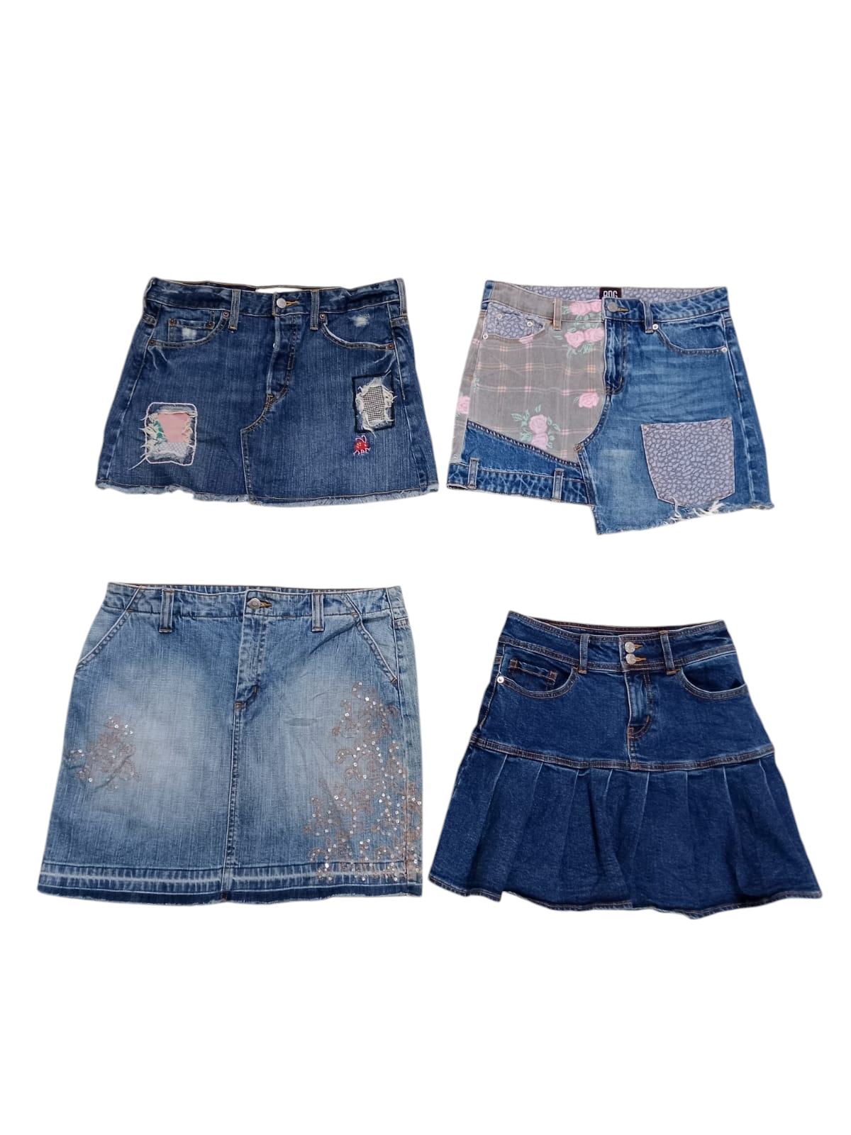 Y2K Midi denim skirts - 20 pcs - jan20/25