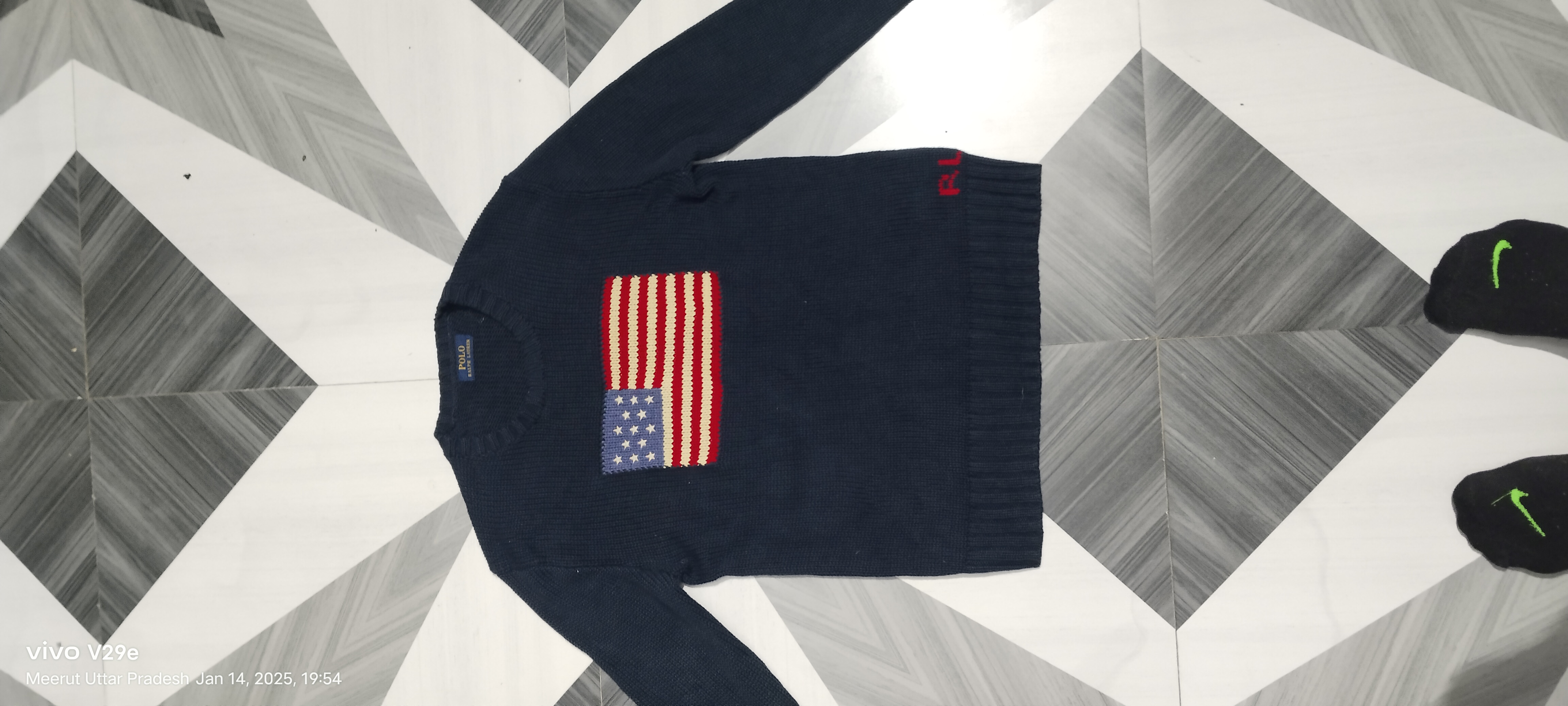 Polo sweater cable kint Sweater