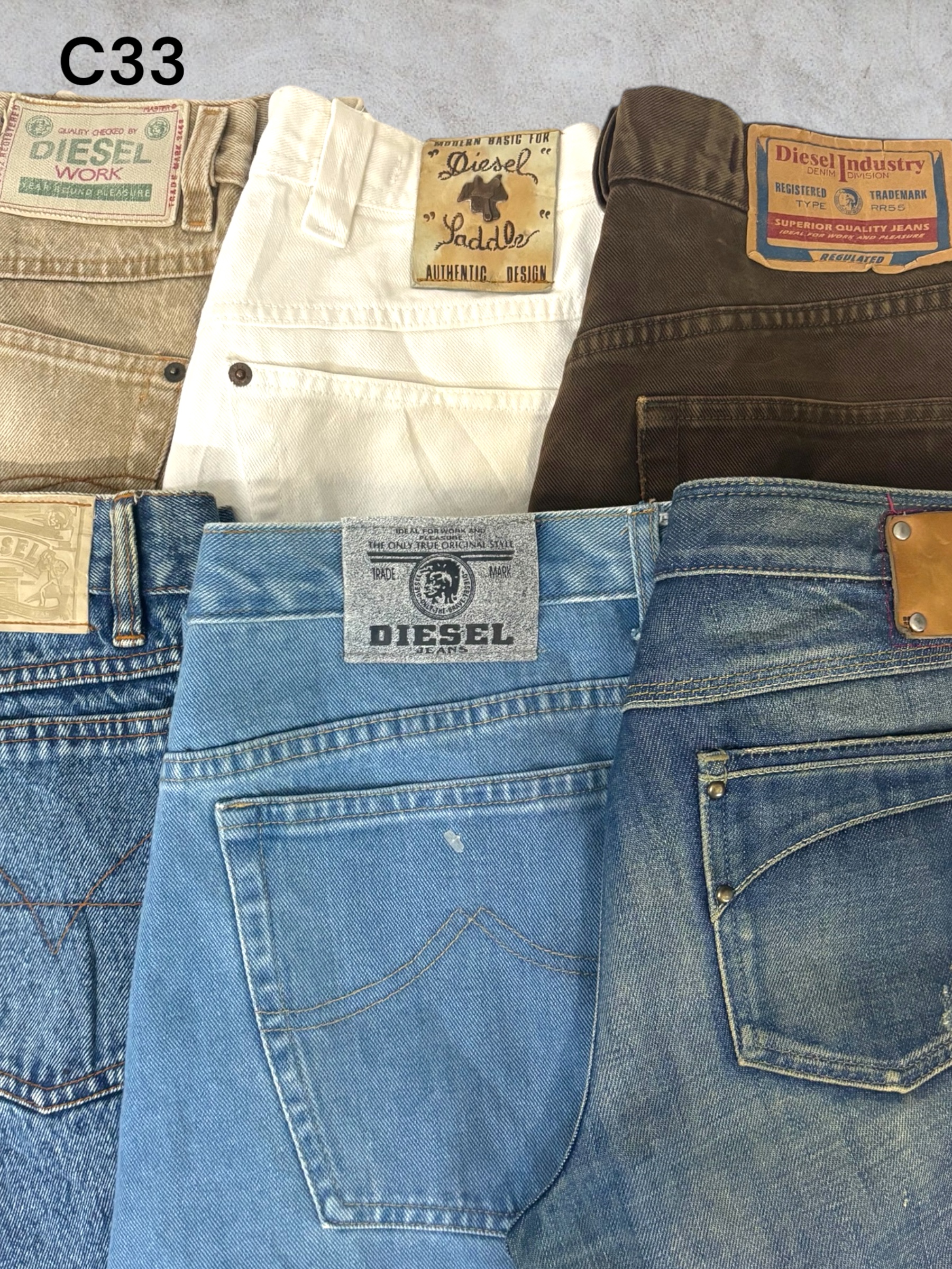 Y2K Diesel Baggy Jeans 20 Pcs (C33)