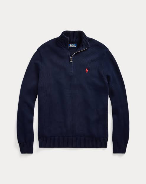 DT:33 polo pull 1/4 zip