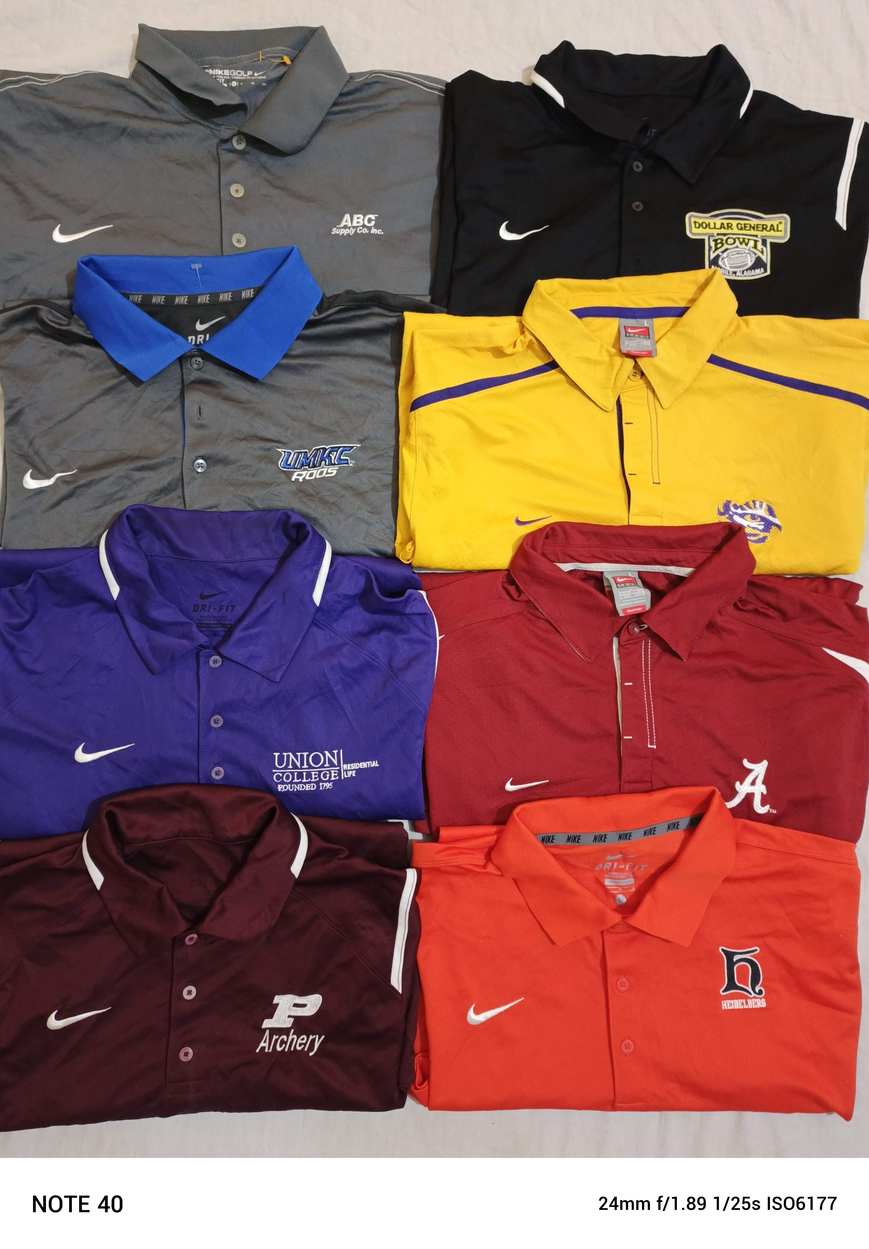 Camisetas Esportivas Nike 20 peças