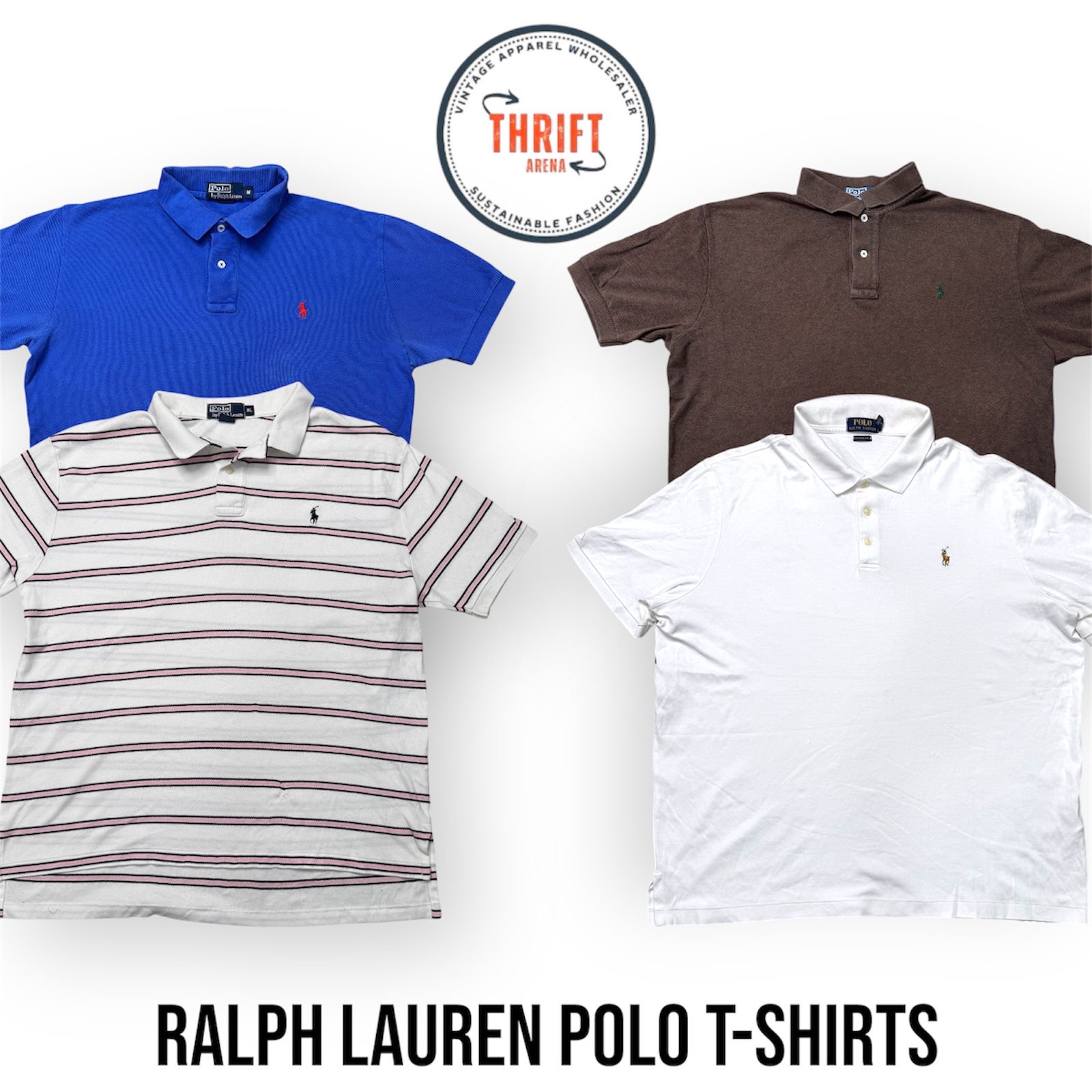 #VV697 Ralph Lauren Polo T-Shirts 15 pièces