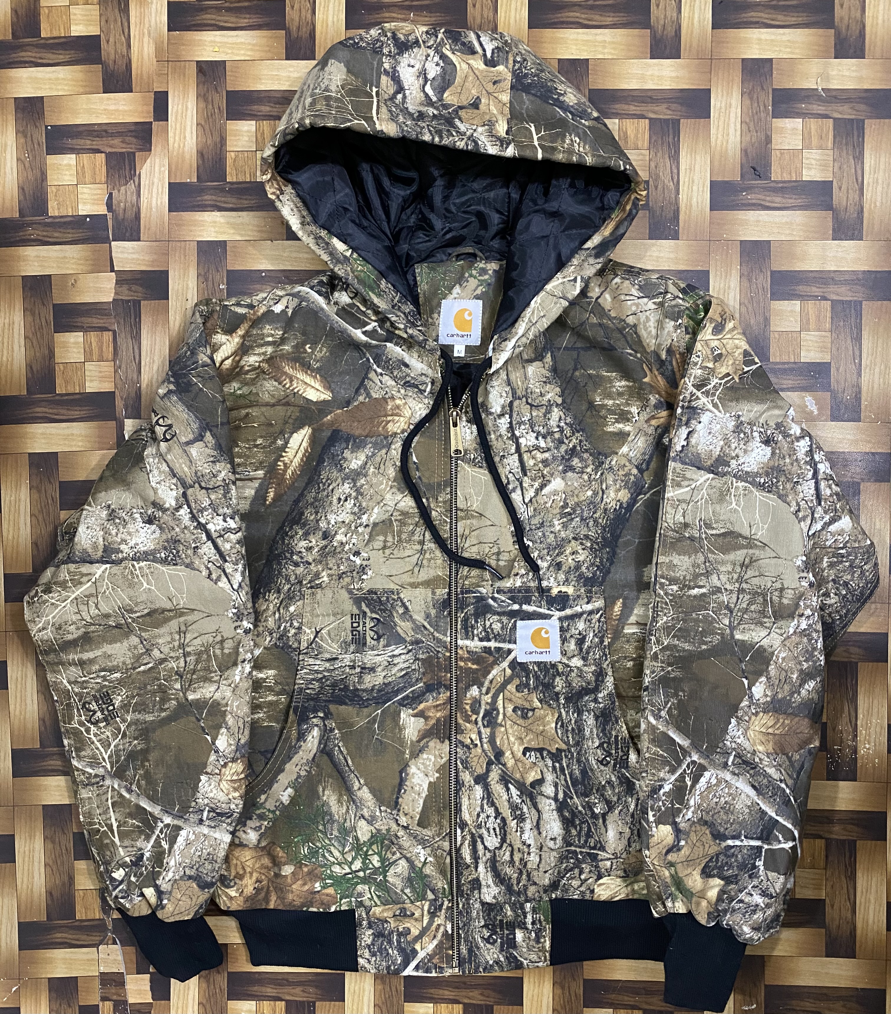 Carhartt rework style camo jacket