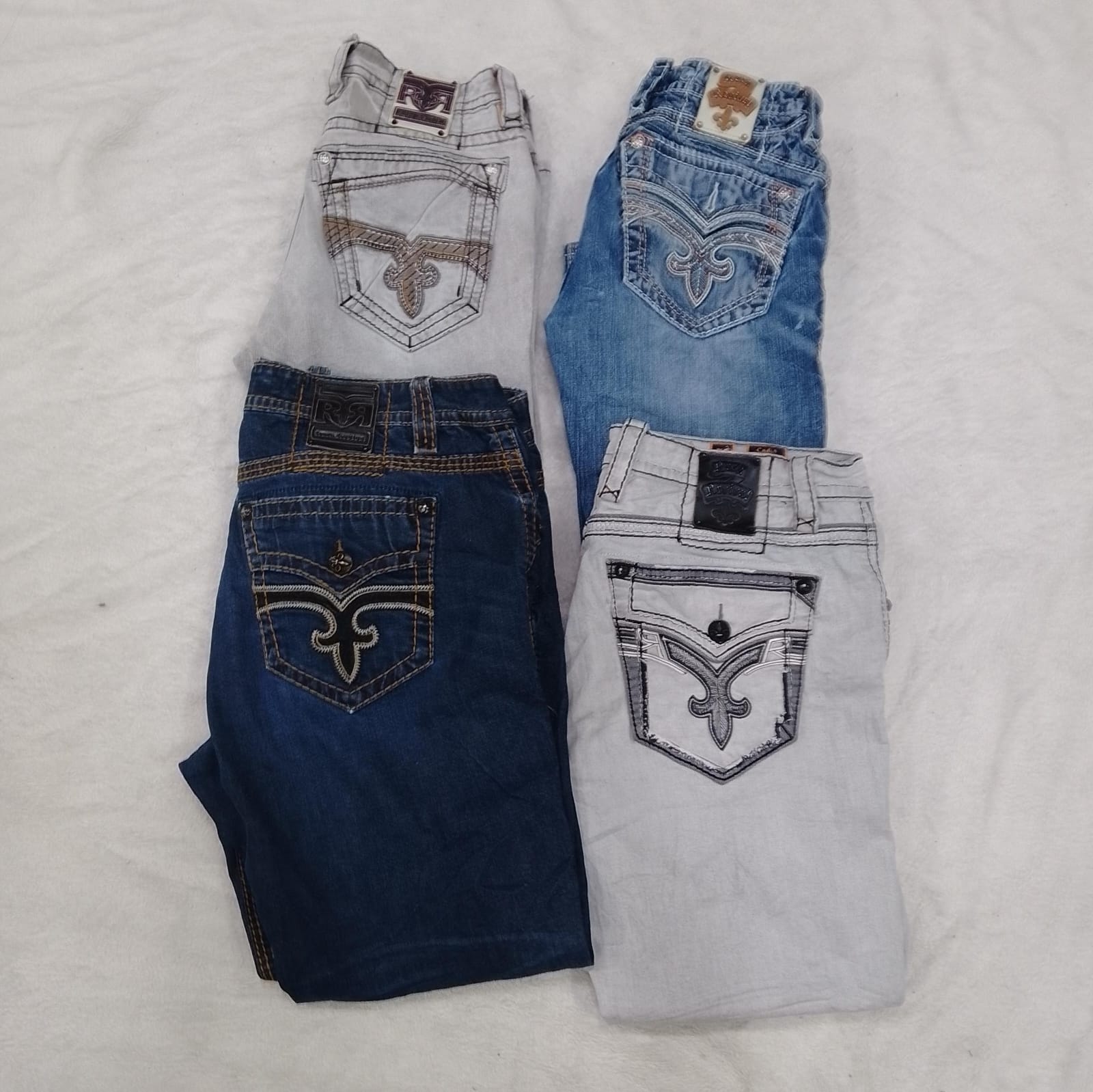 CR3400 Rock Revival Men Jeans - 20 Pcs