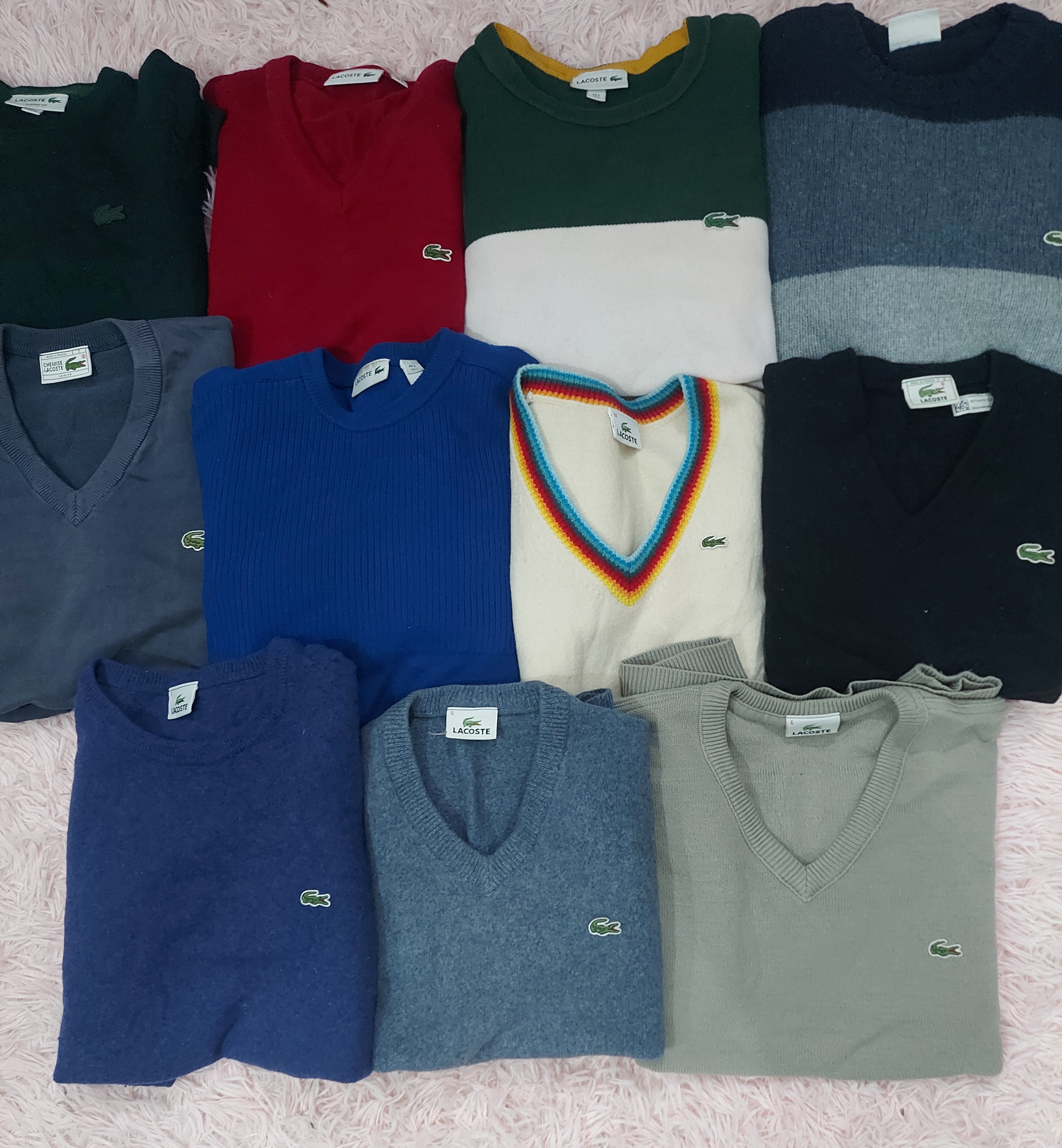 Lacoste Sweaters 11 Pcs