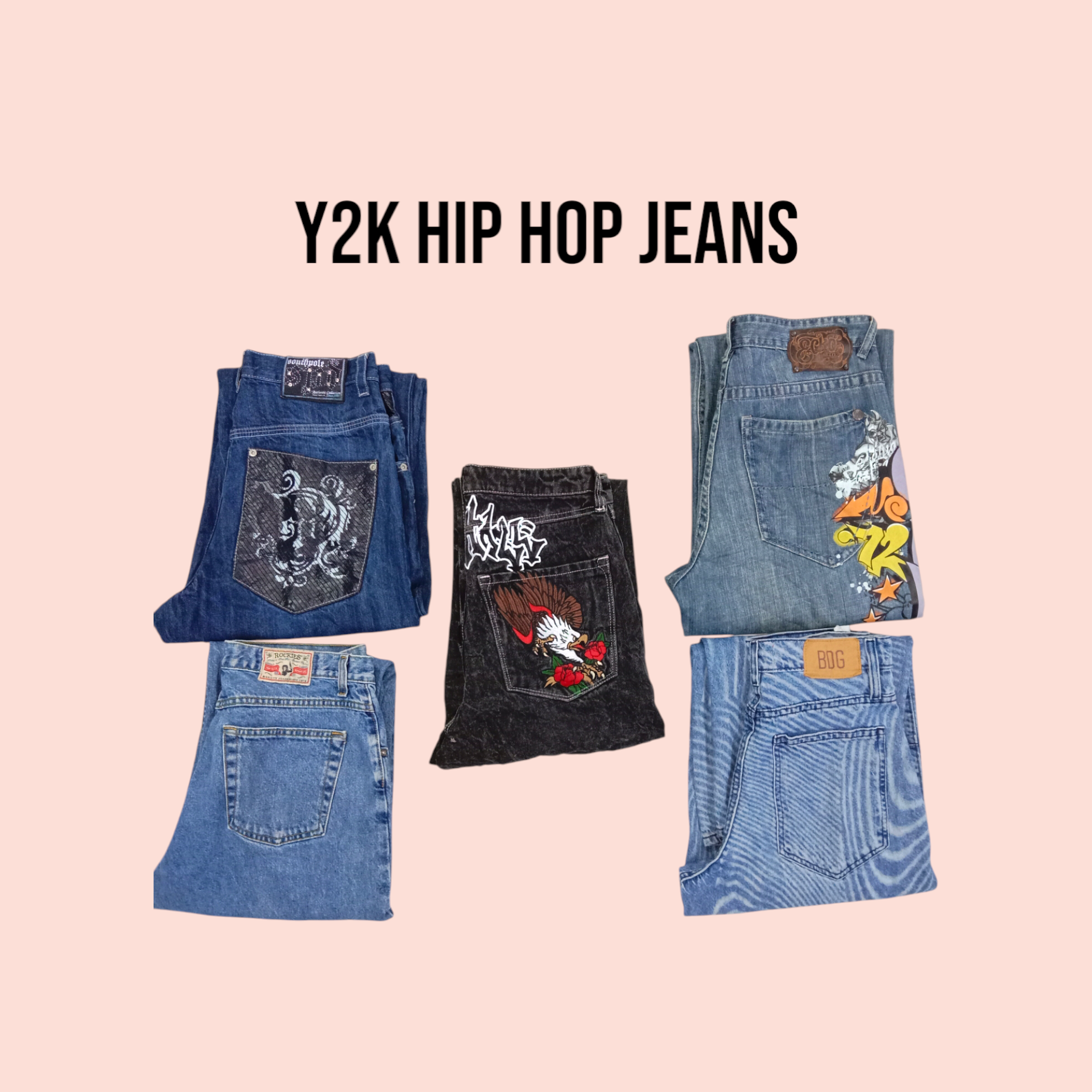 Y2k Hip Hop Jeans